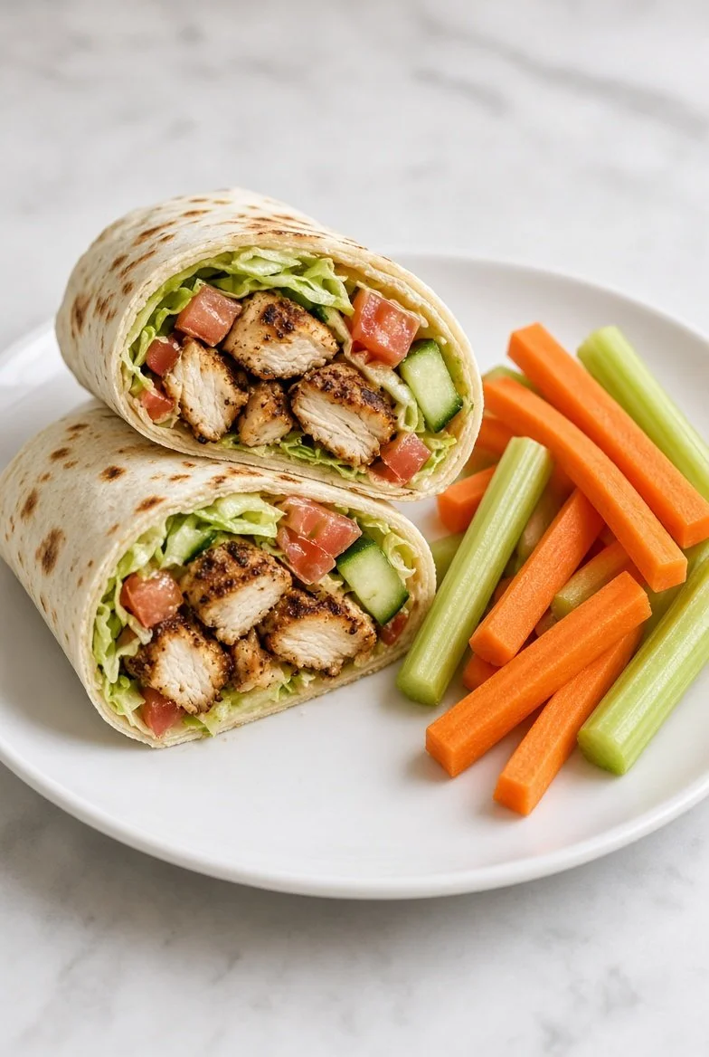 Grilled Chicken and Veggie Wrap