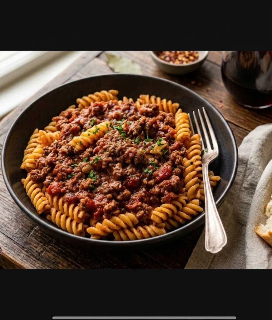 Pasta in a Meat Sauce