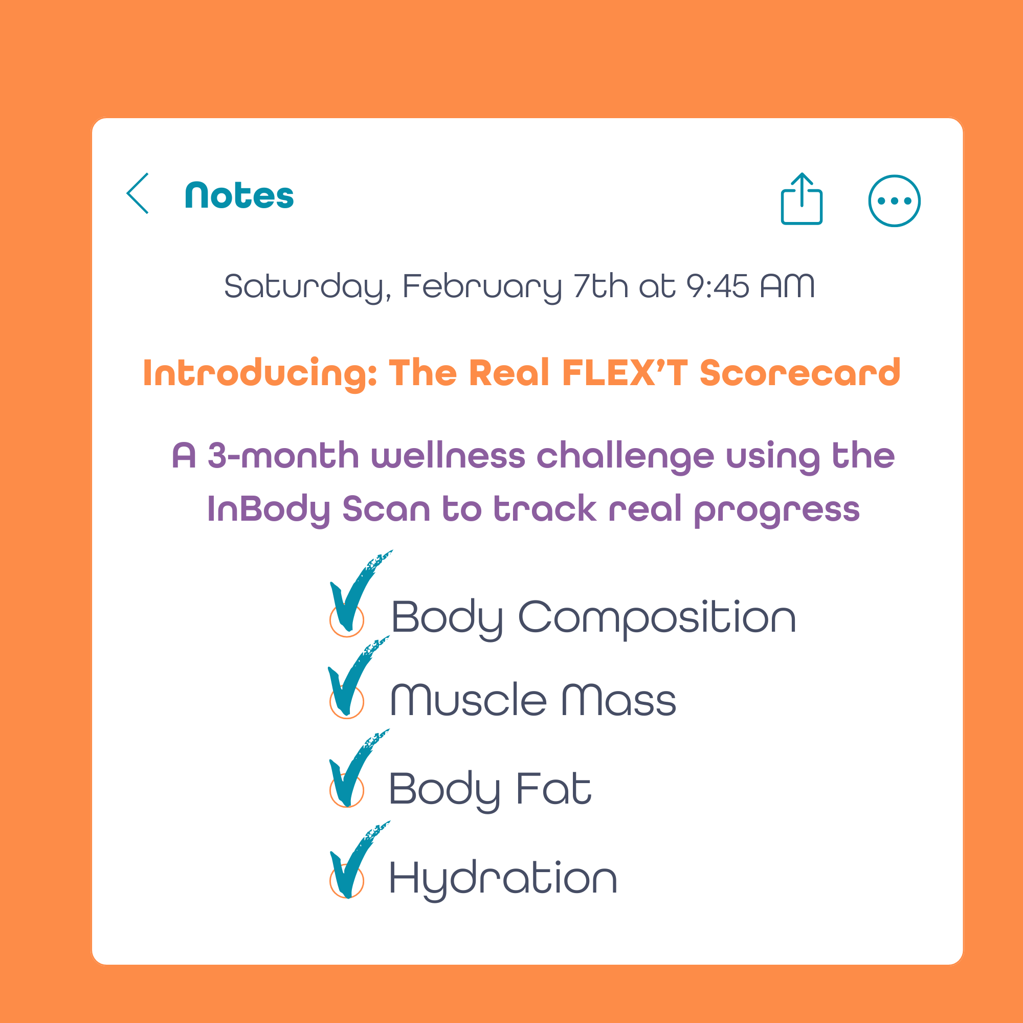 The Real FLEX’T Scorecard Challenge