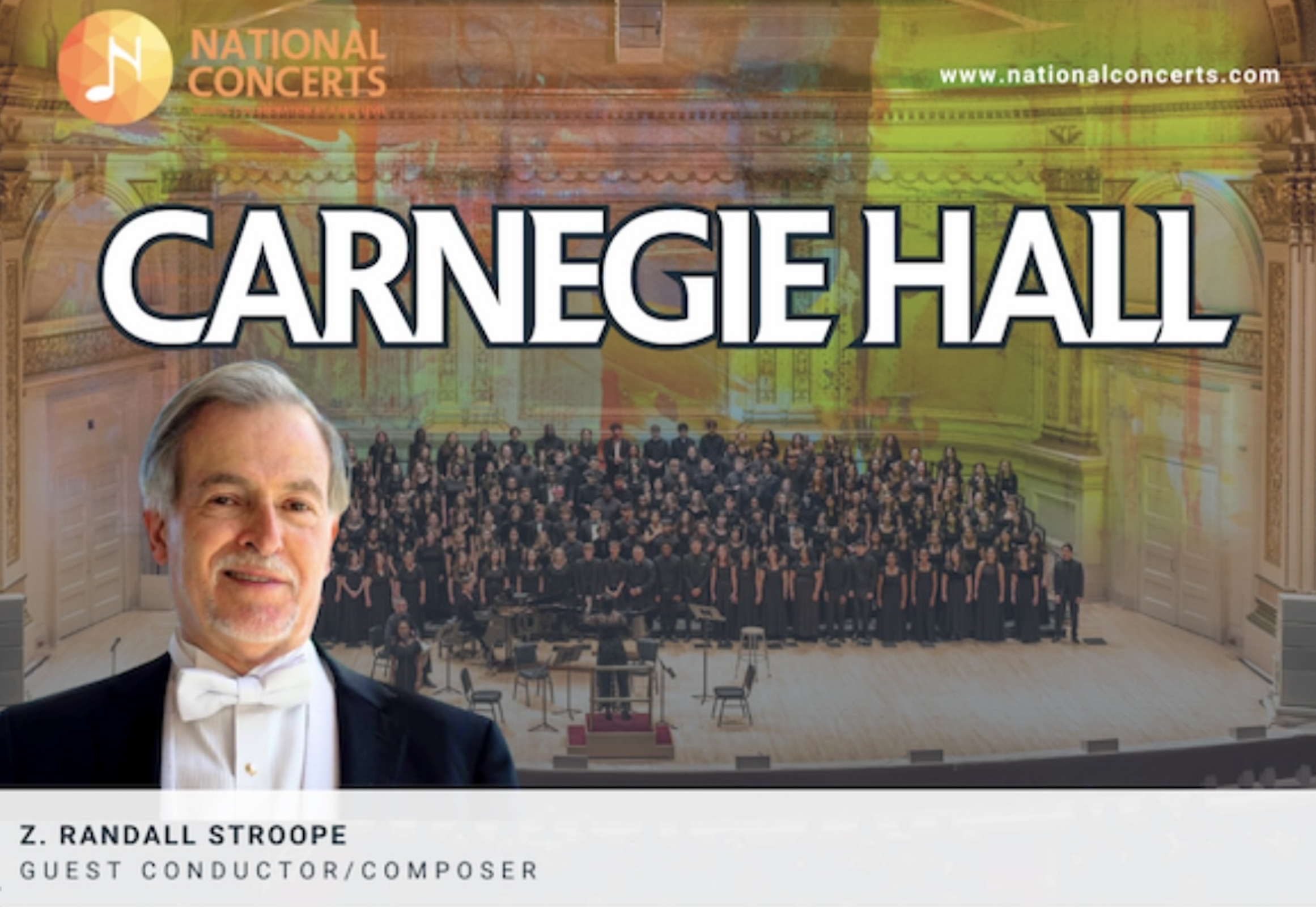 National Concerts Chorus Performance with Z. Randall Stroope, conductor