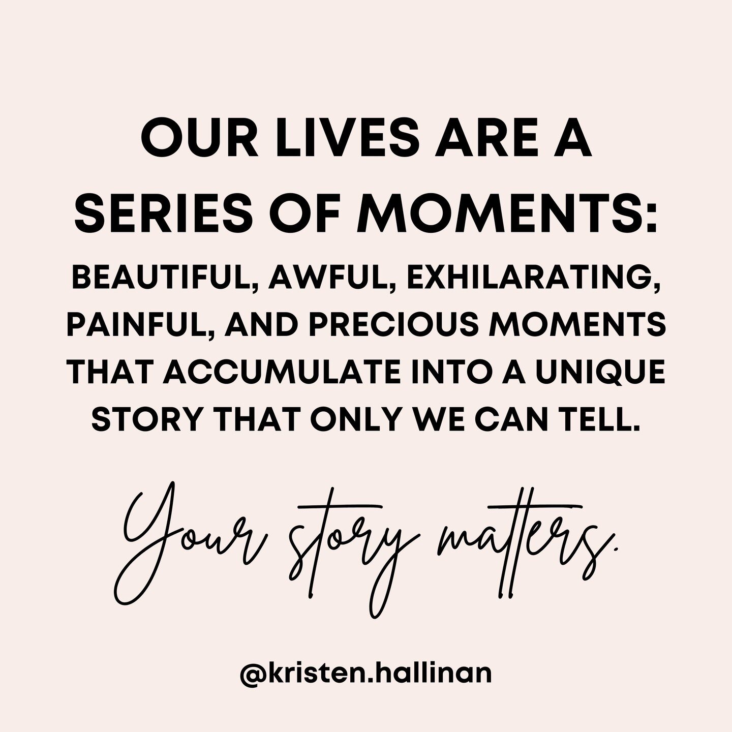 &quot;God shows us that we must know both his story and our own to move forward into healing. As the Author of Life (and the best storyteller of all time, I would argue), he has given us countless examples of the importance of storytelling. Stories e
