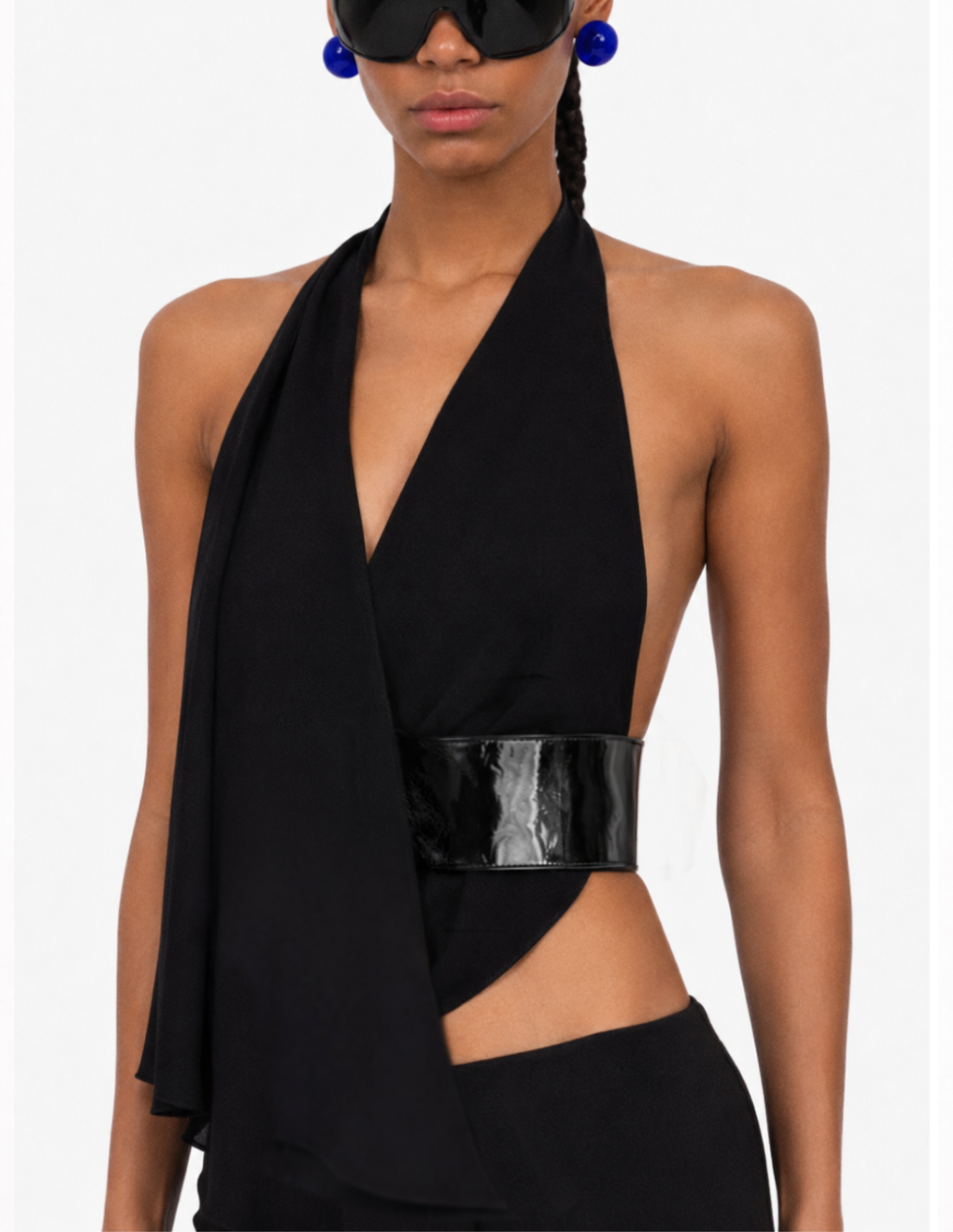 ASYMMETRIC BELTED TOP