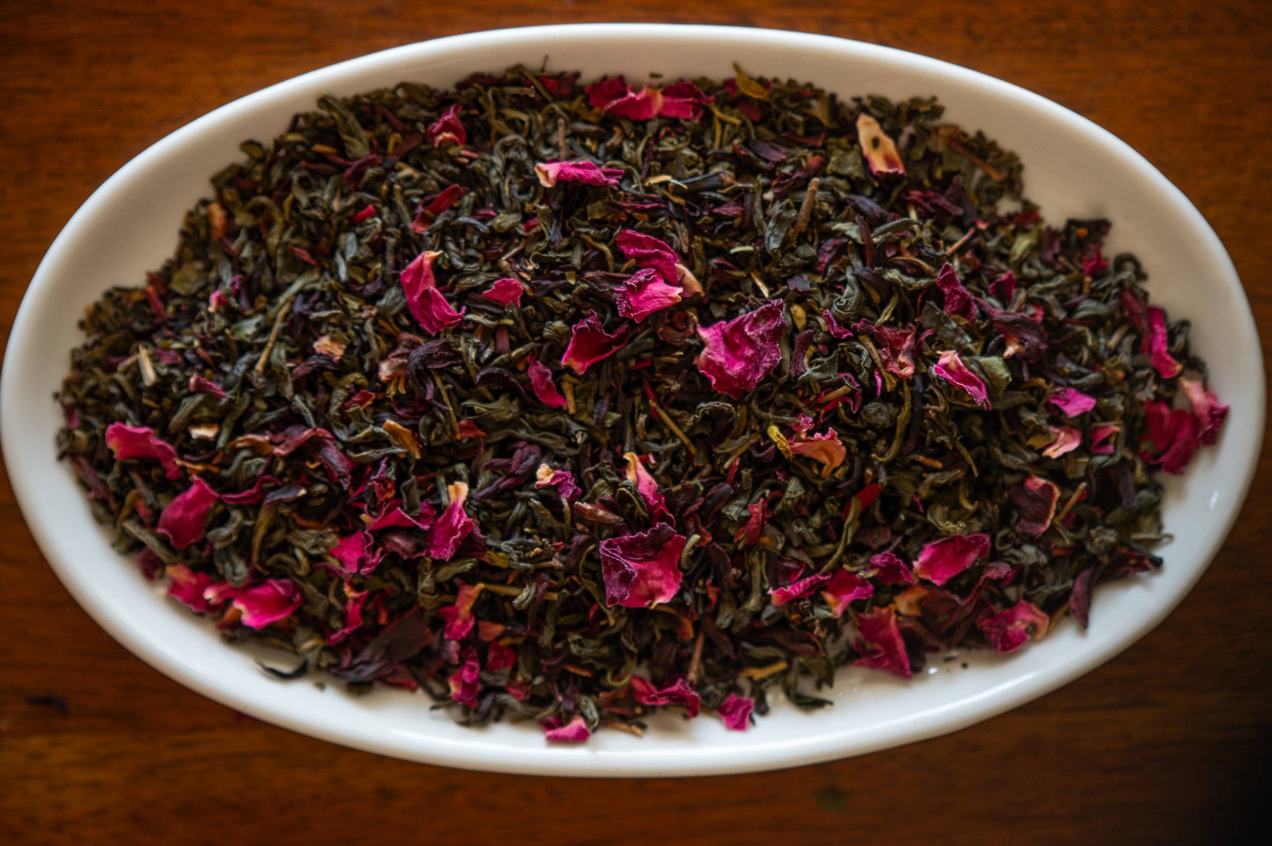 Jasmine Green Tea, Hibiscus & Rose - Organic