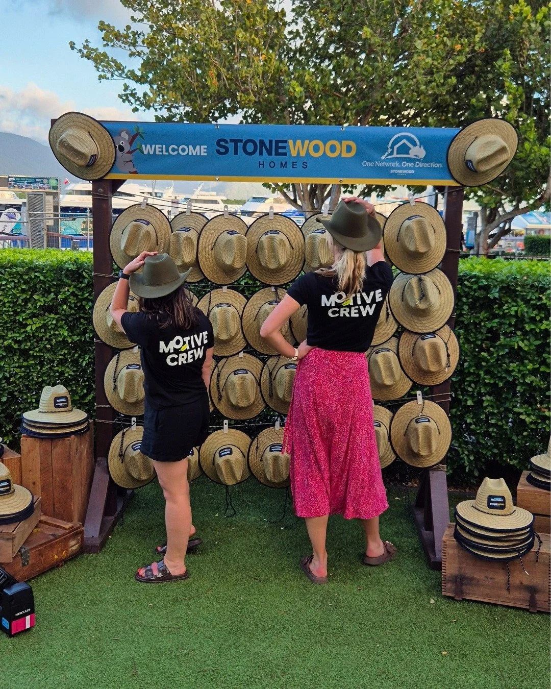 Good events run on good teammates, and great clients.

Cairns turned it on for the Stonewood Homes National Conference and Gala- three big days celebrating success, connection and growth across Australasia.

Our on-site crew -Duane, Haylee and Rebecc