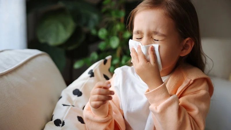 Calgary child with recurring common colds