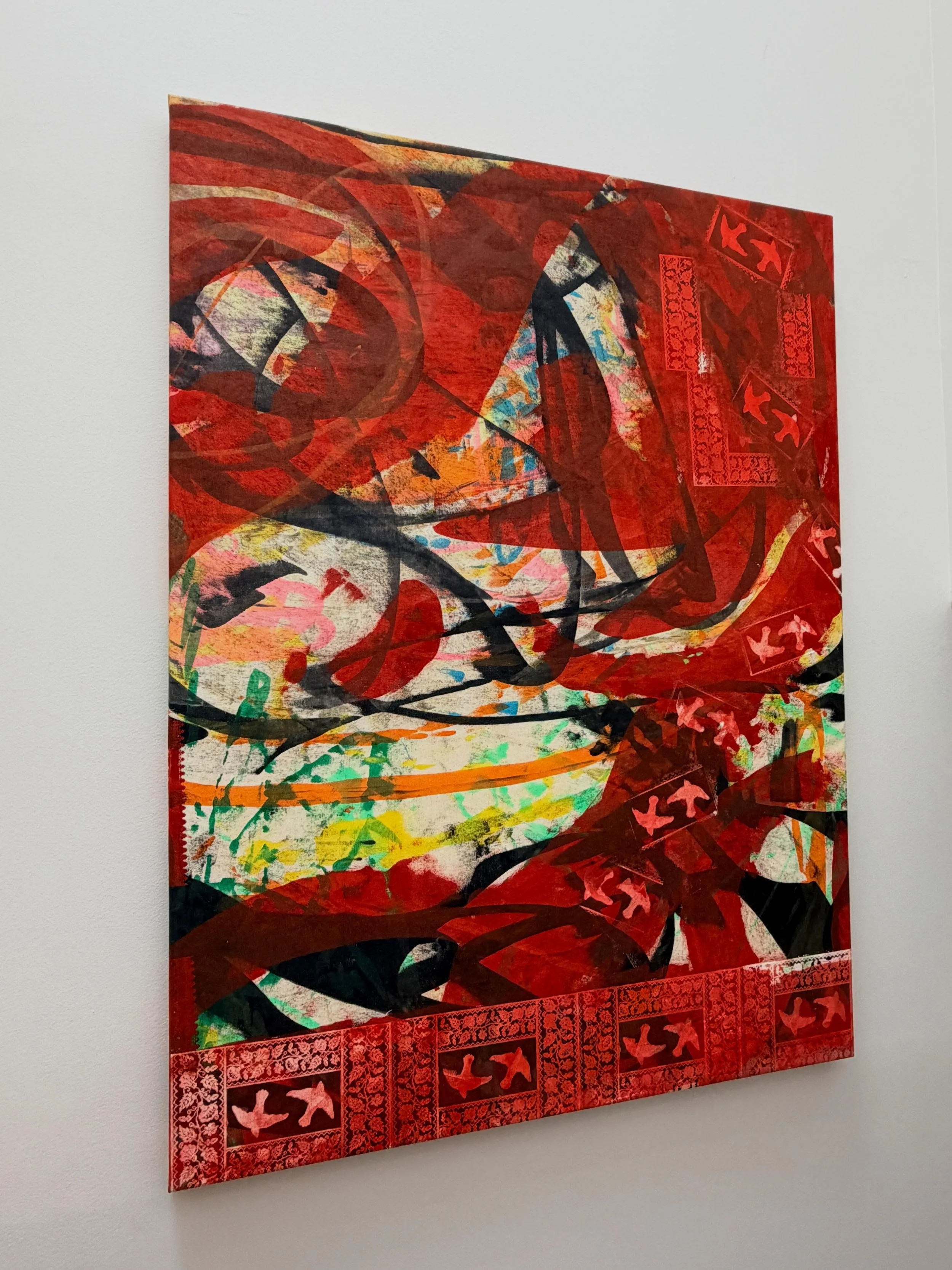 Modern Twist on Ukrainian Culture 

#screenprint #abstractart #chicagoartist #ukrainianart #vushuvanka