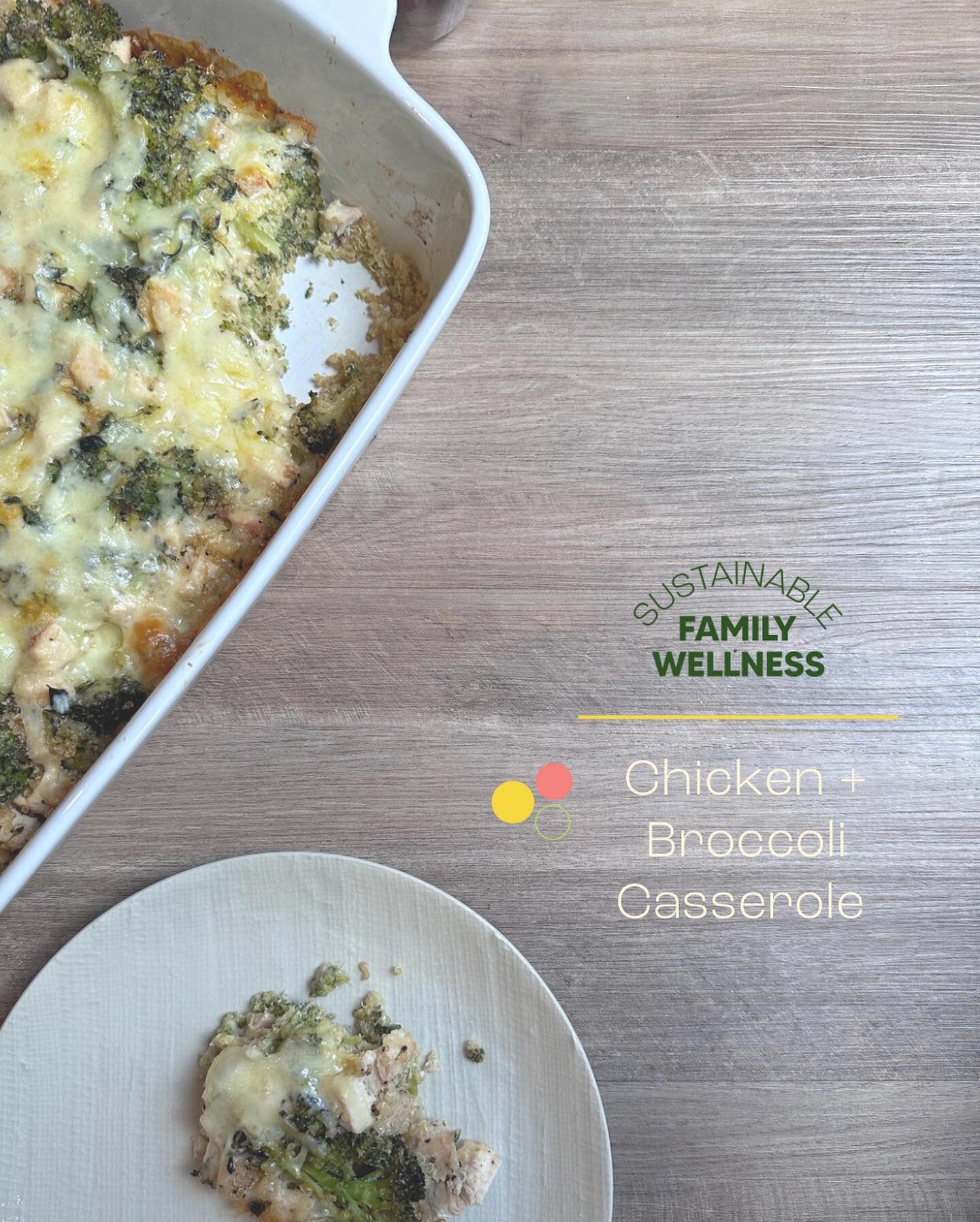 Chicken + Broccoli Casserole! Yes please! 
#healthydinner #healthydinnerideas #healthyrecipes #balancedmeals #healthyfood #healthylifestyle #healthyeating #yummy #mealprep #gettinghealthy #weightlossmotivation #lowglycemic #quinoa #quinoarecipes #bro