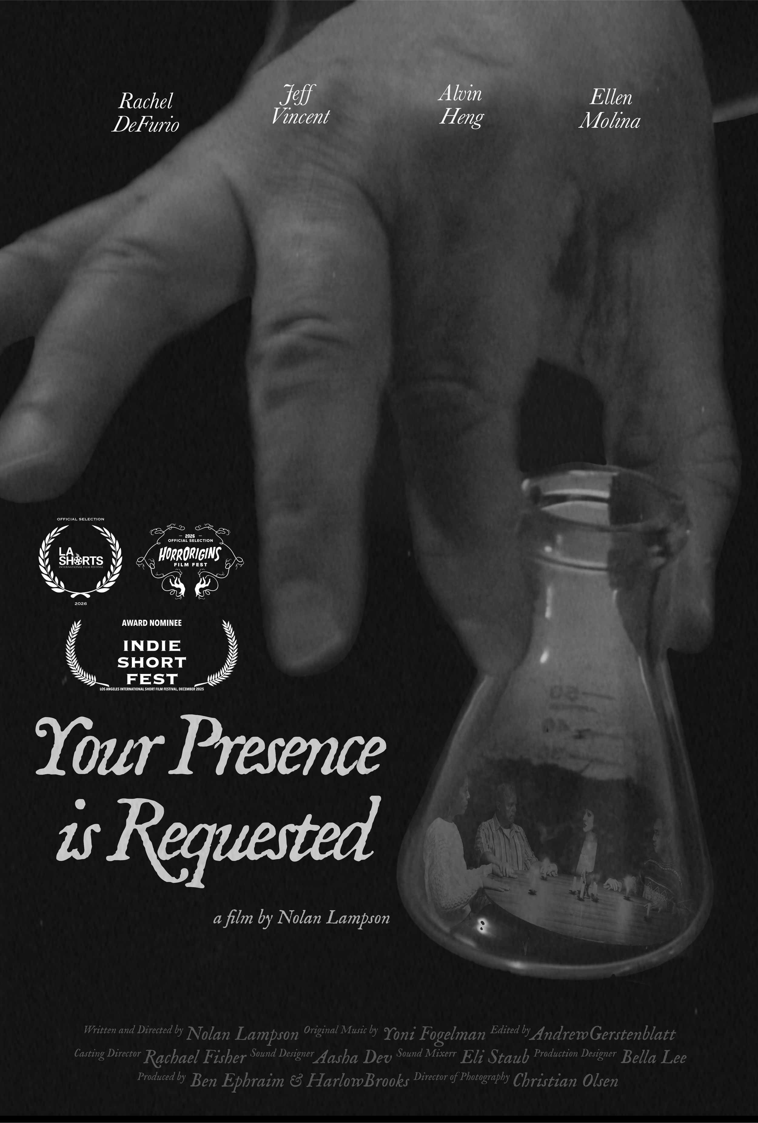 YOUR PRESENCE IS REQUESTED (Official Selection, LA Shorts 2026, Indie Short Fest 2026, HorrOrigins 2026)