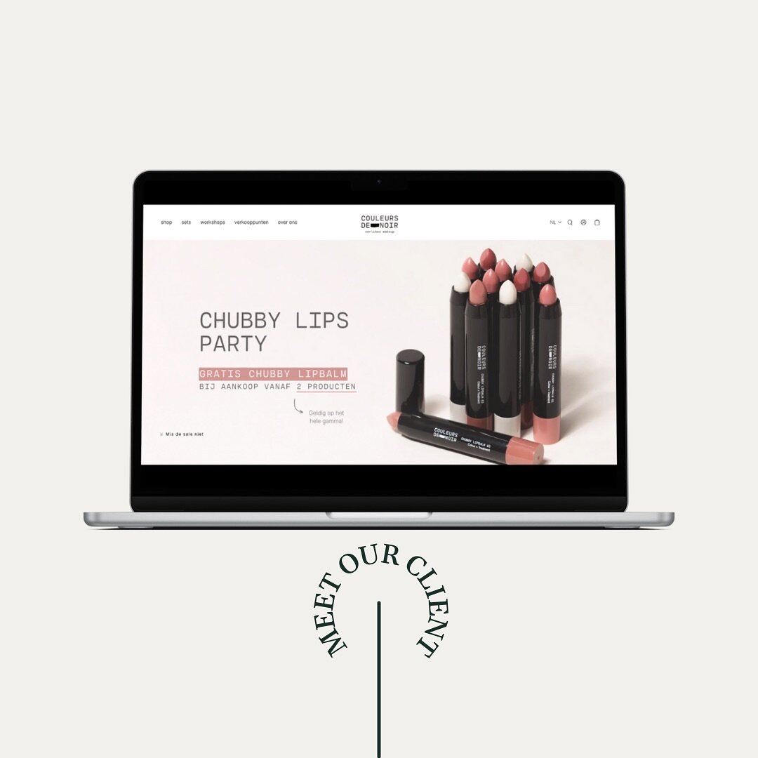 Meet our client @couleursdenoir 

Couleurs de Noir is not your typical cosmetics company. Hun producten verbeteren niet alleen je natuurlijke schoonheid, maar bevorderen ook de algemene gezondheid van je huid. 💄&nbsp;Aan de kern van hun innovatieve 