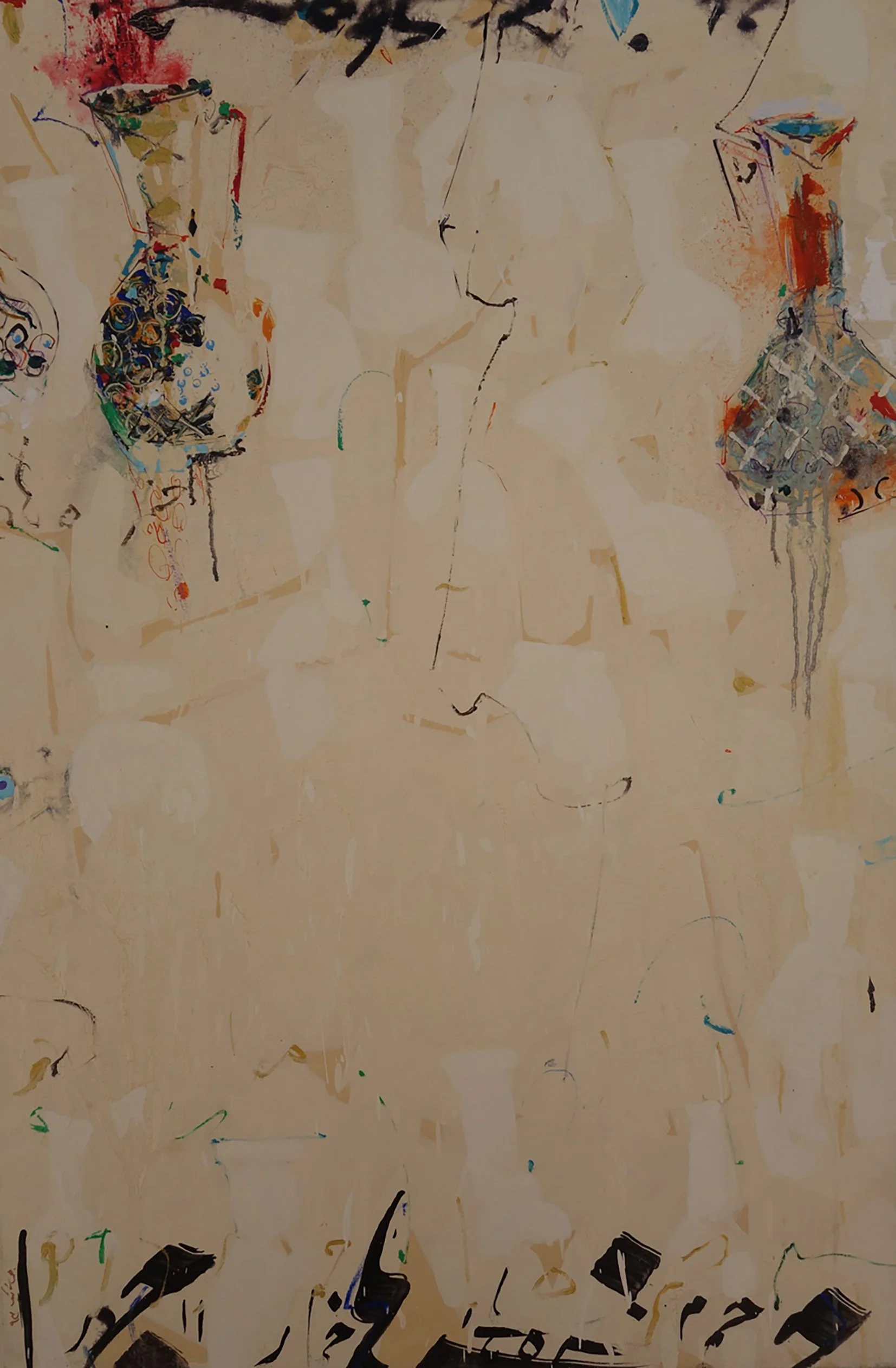MOHSEN JAMALINIK - Untitled #4 - Acrylic on canvas - size 80 x 120 cm - year 2014