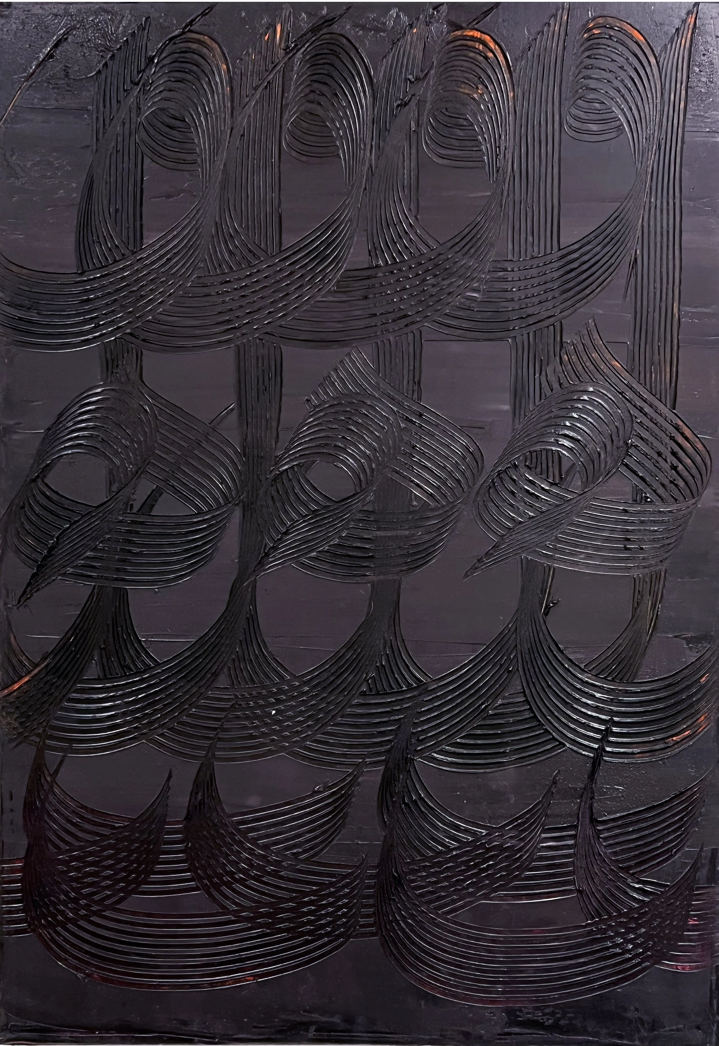 FEREYDOON OMIDI - Untitled - Oil on canvas - size 50 x 70 cm - year 2020