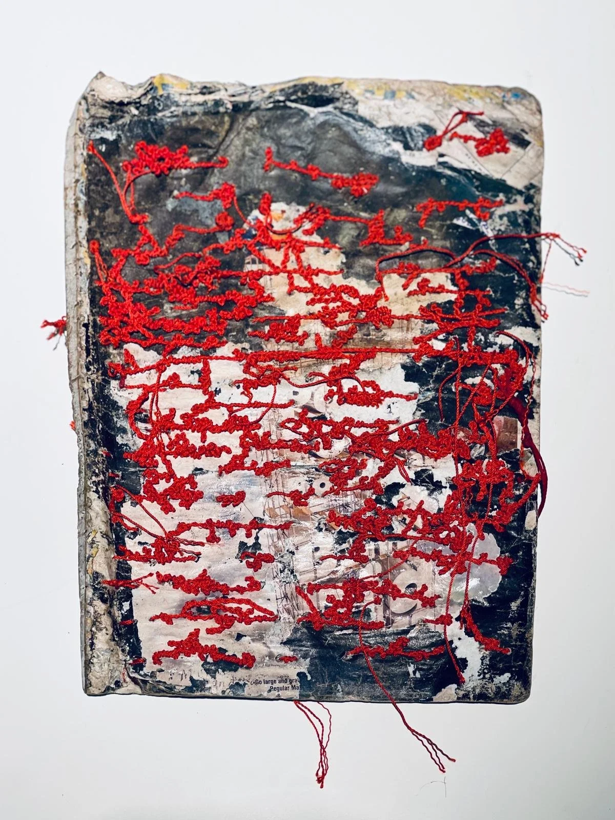 PARDON MAPONDERA -Black Book A - Mixed media - size 27 x 20 x 7 cm - year 2017