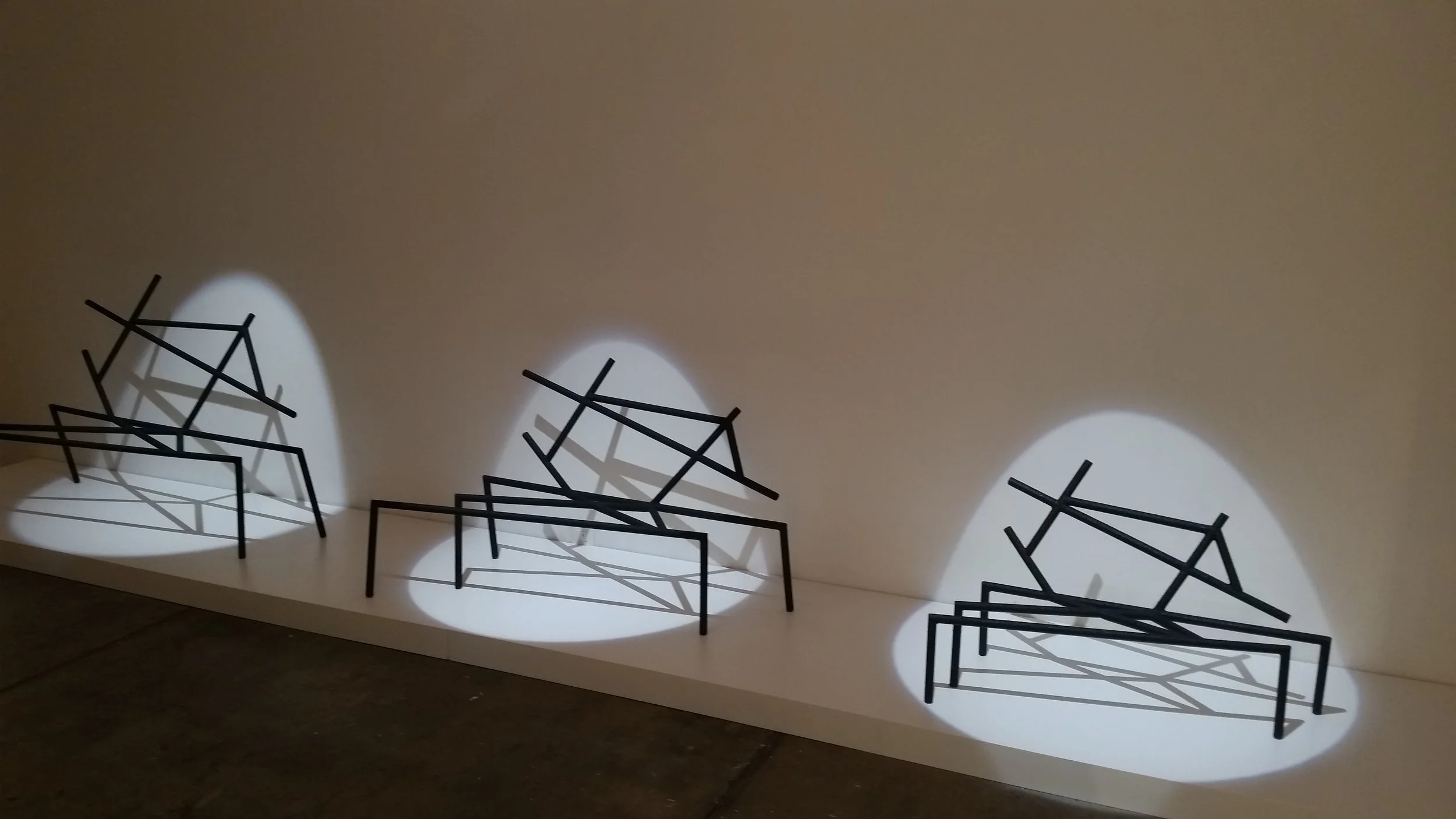 OUSMANE MBAYE - 3 pieces - Mutation Collection - Medium: Recycled Metal (different Colors) - size variable - year 2016