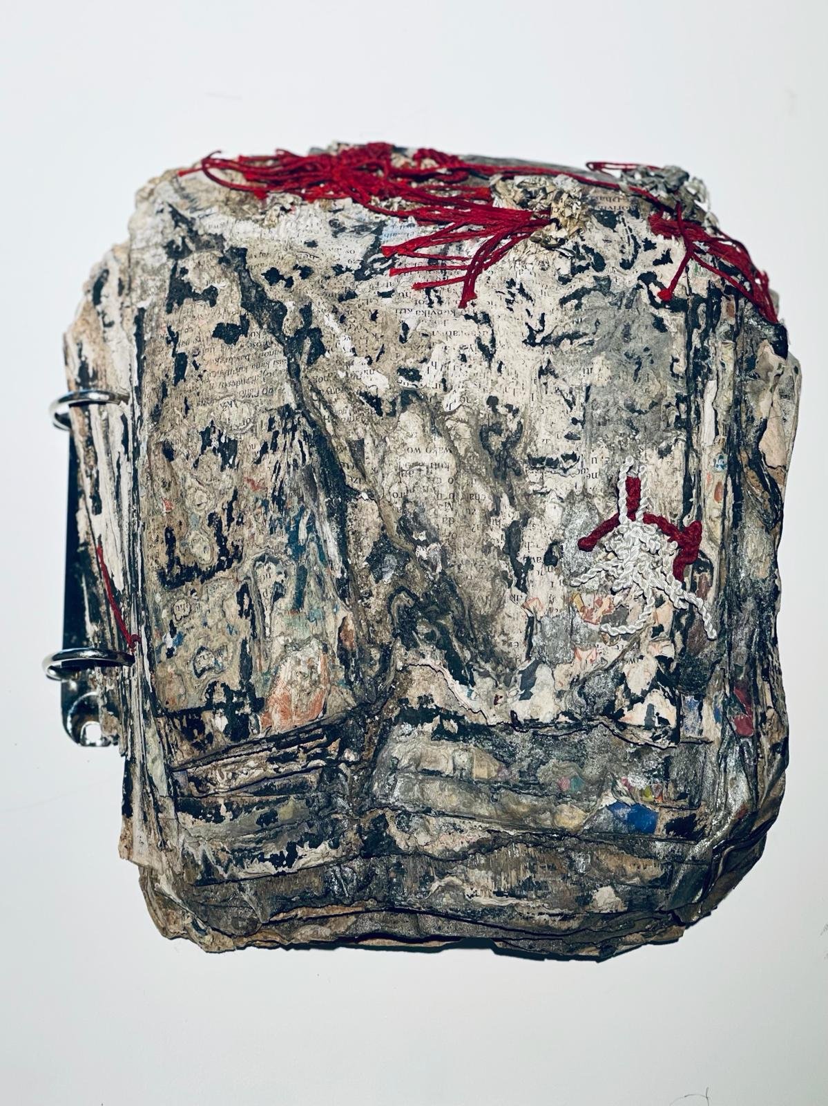 PARDON MAPONDERA -Black Book C - Mixed media - size 29 x 24 x 7 cm - year 2017
