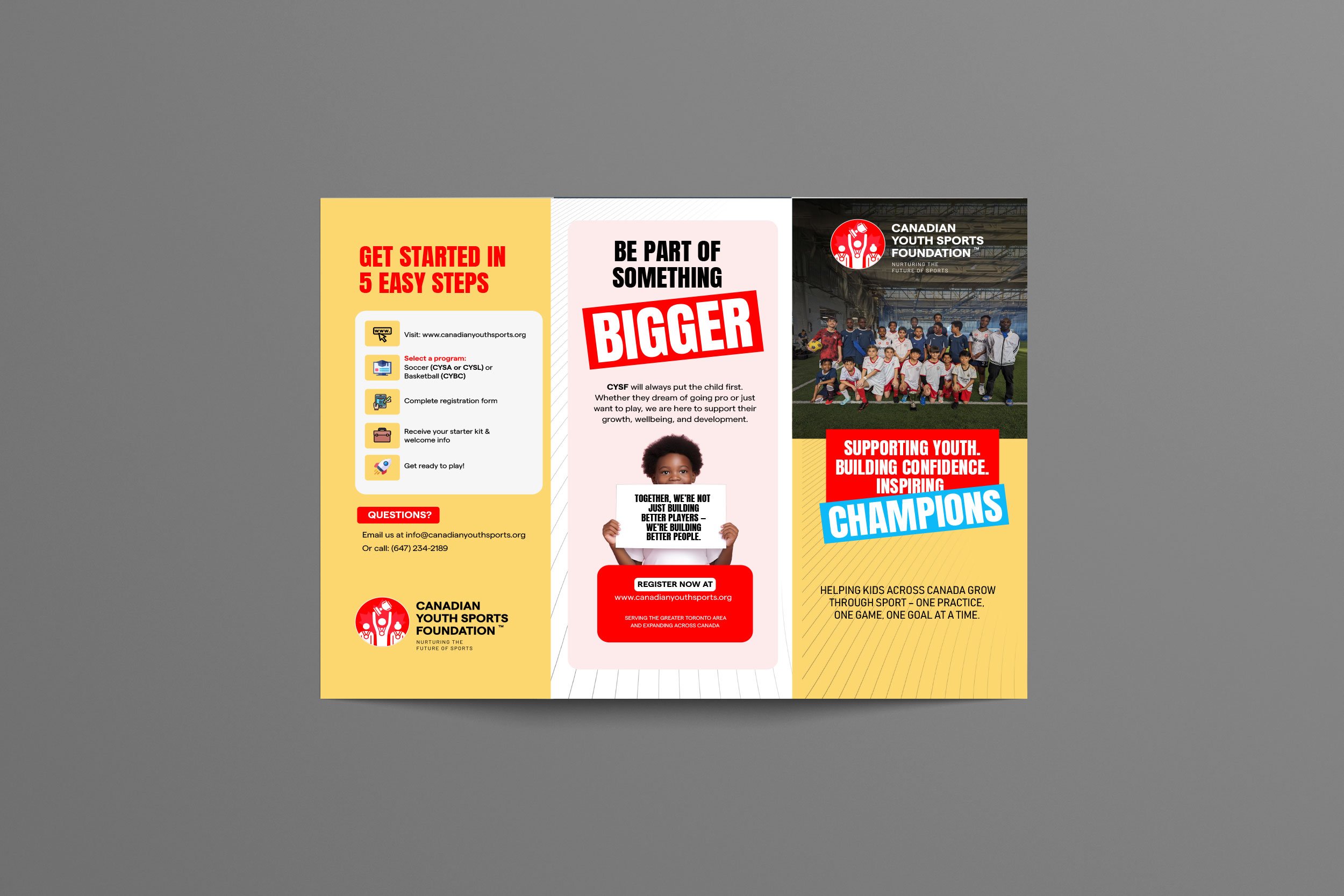 Canadian Youth Sports Foundation #brochure