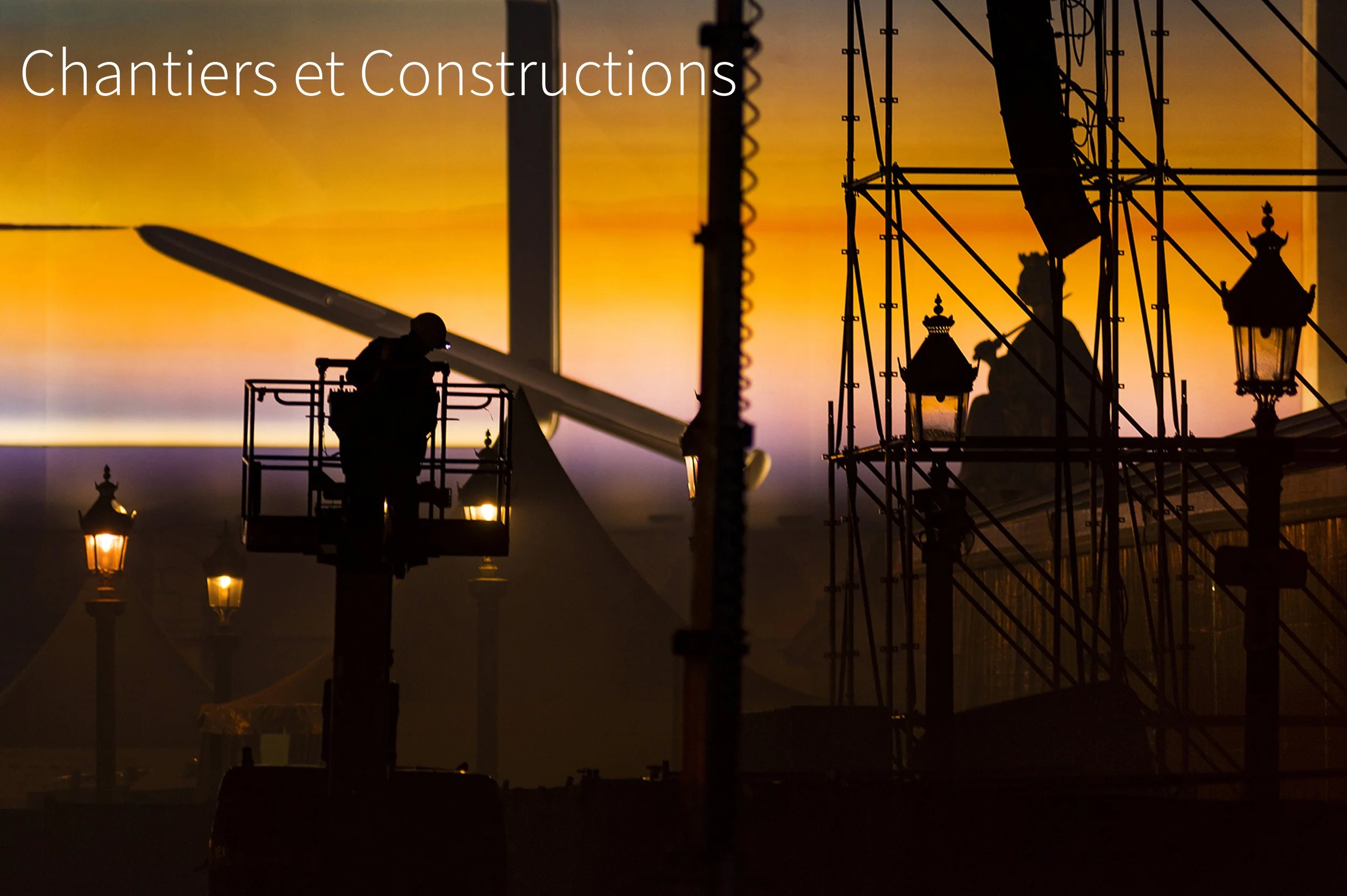 Chantiers et Construction, Travaux, Reportage photo de chantier et suivi de construction pour entreprises et architectes.