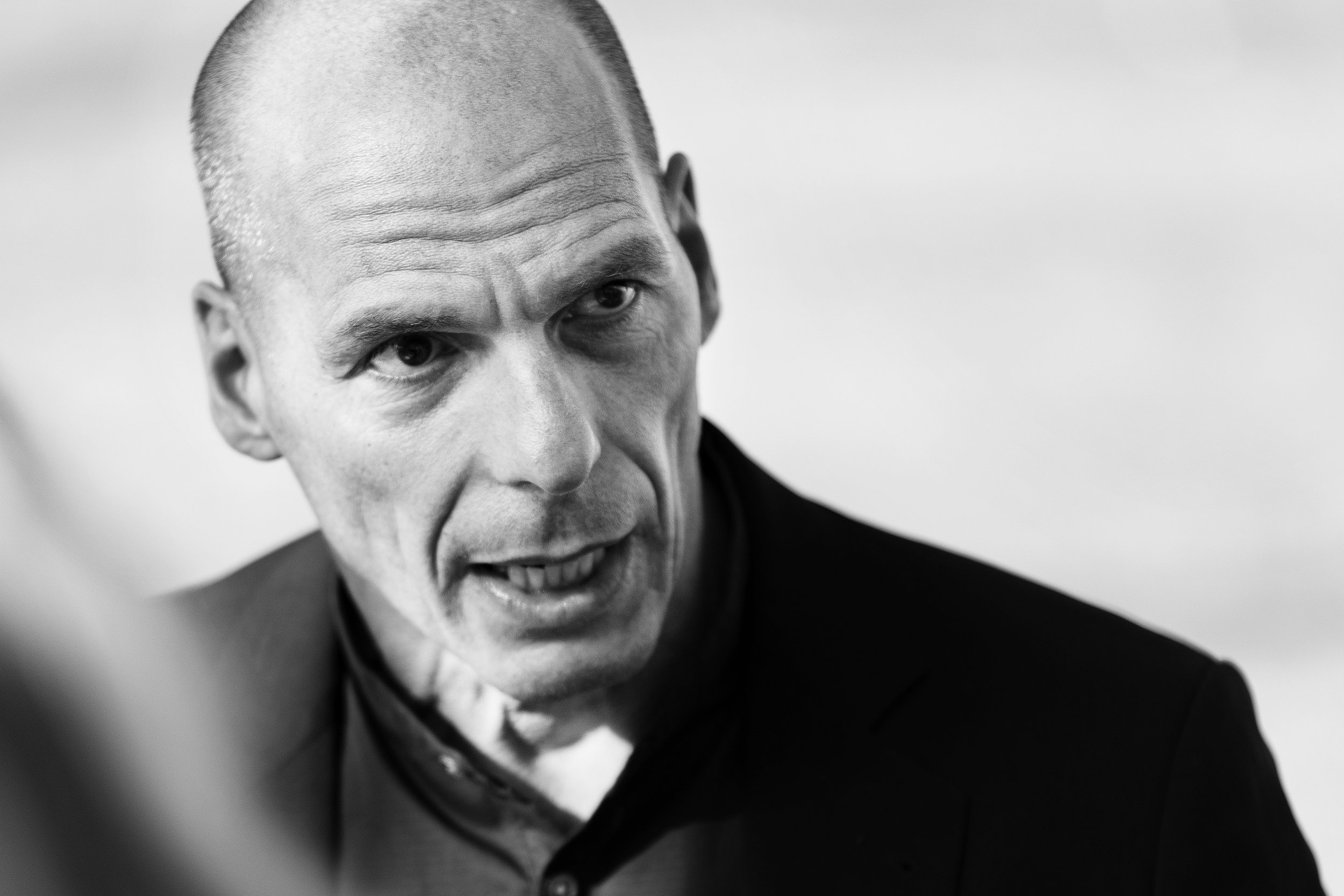 Yánis Varoufákis Grec Homme Politique Evenement Perpignan Paris  