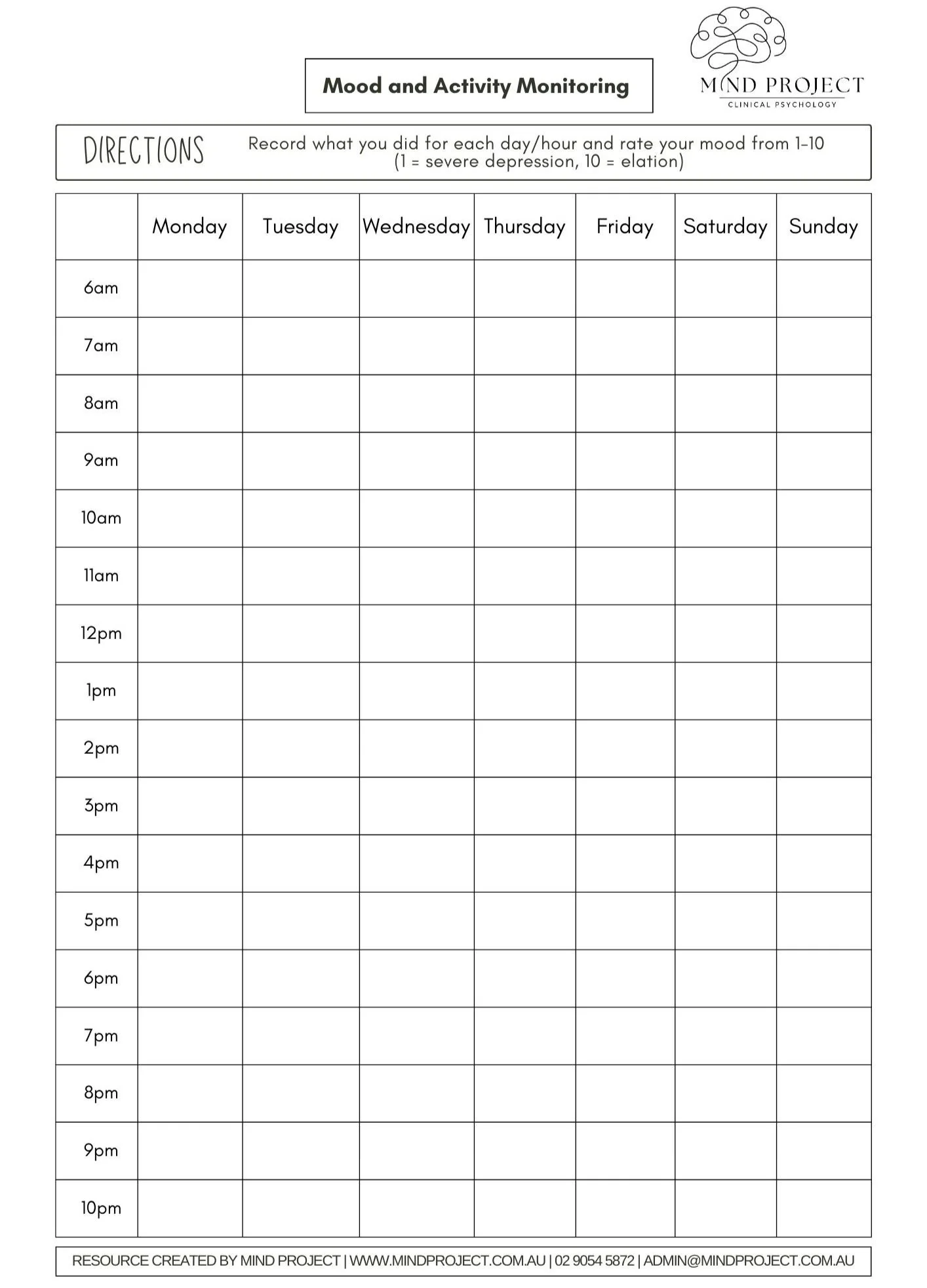 Free CBT Worksheets | Cognitive Behavioural Therapy Resources — Mind ...
