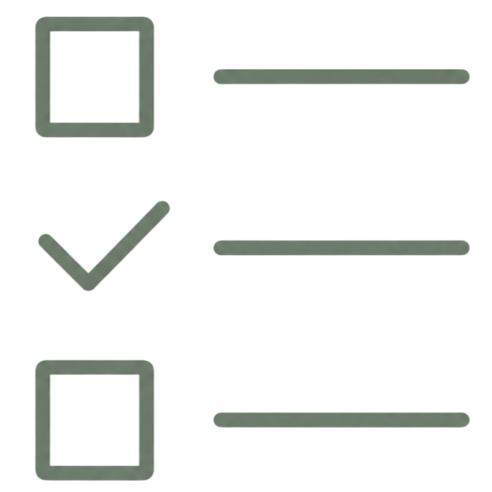 Icon representing difficulty following instructions, routines, and daily tasks in early childhood development