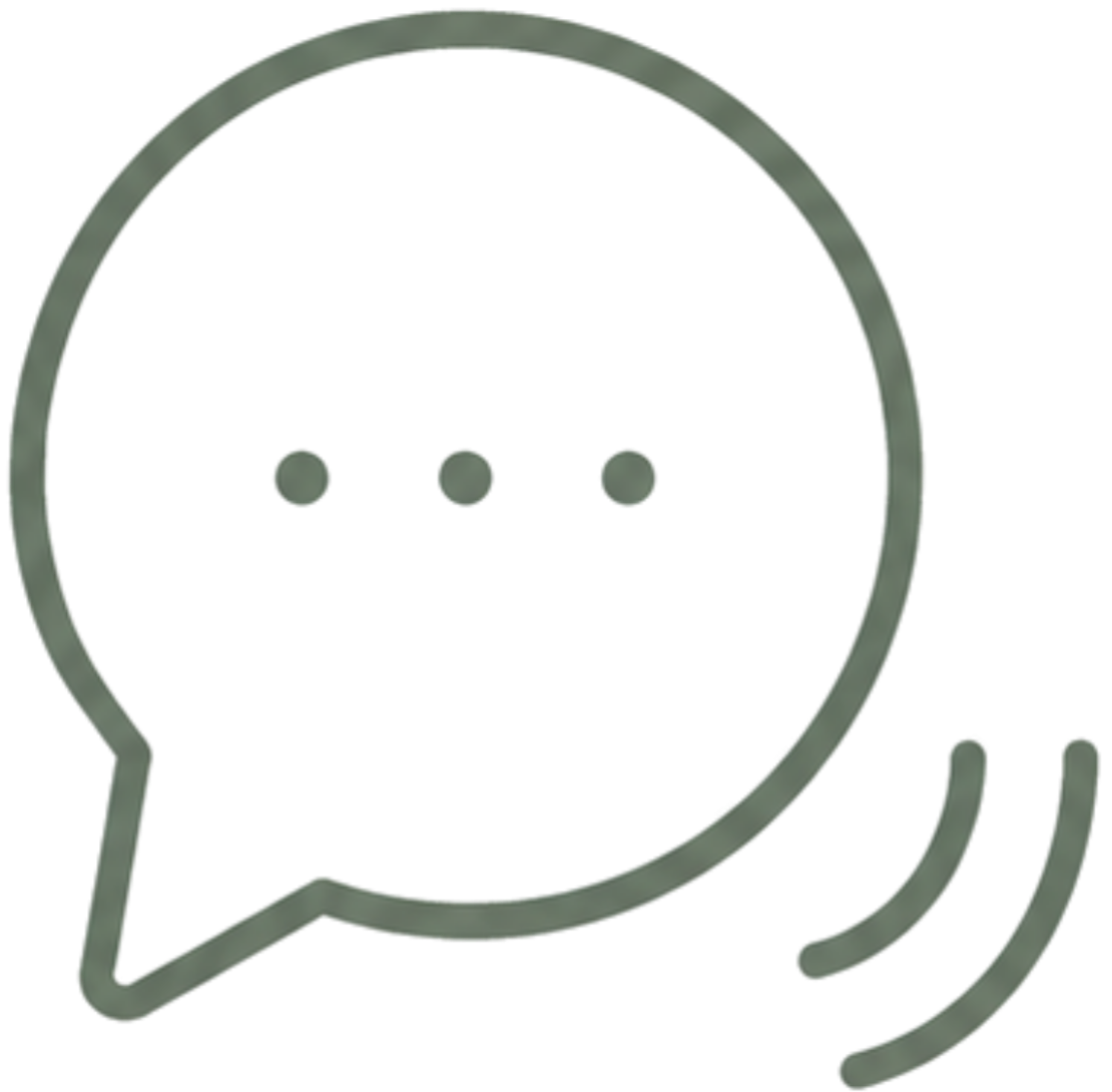 Icon representing delayed speech, language development, and communication difficulties in young children