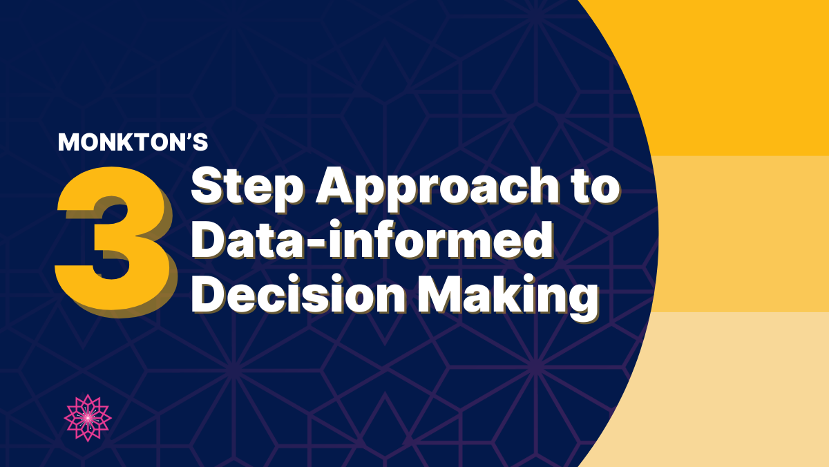 Monkton’s 3-step Approach to Data-informed Decision Making — Monkton