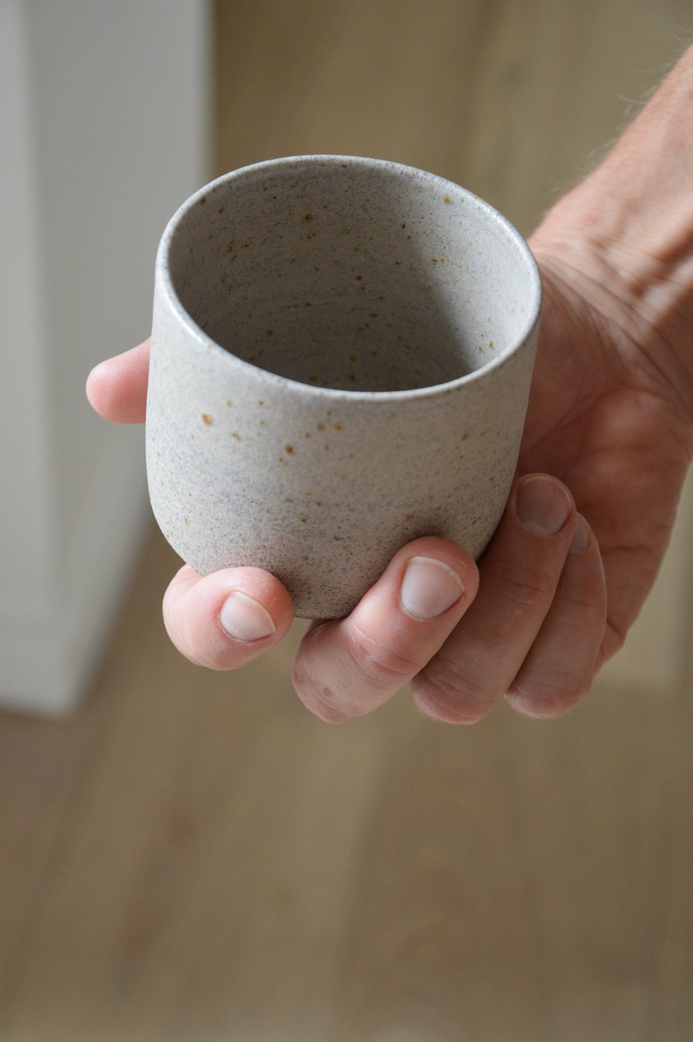 Ceramic Cortado Cup – Porcelain and Stone