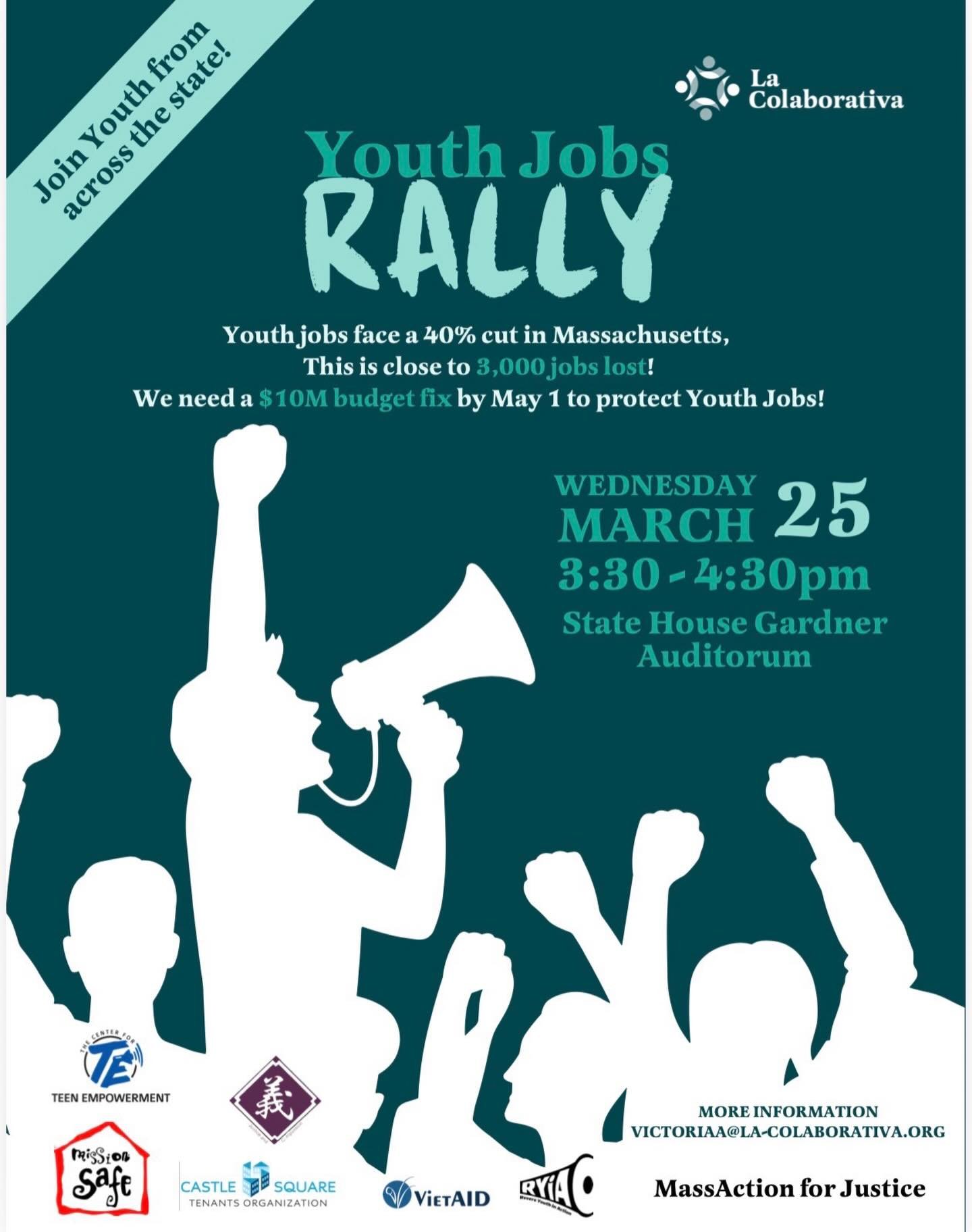 3,000 youth jobs at risk.
40% funding cut.

We&rsquo;re outside today because our future is non-negotiable.

Stand With Youth. Fight for Opportunity.

#FundYouthJob #BostonYouth #ShowUp