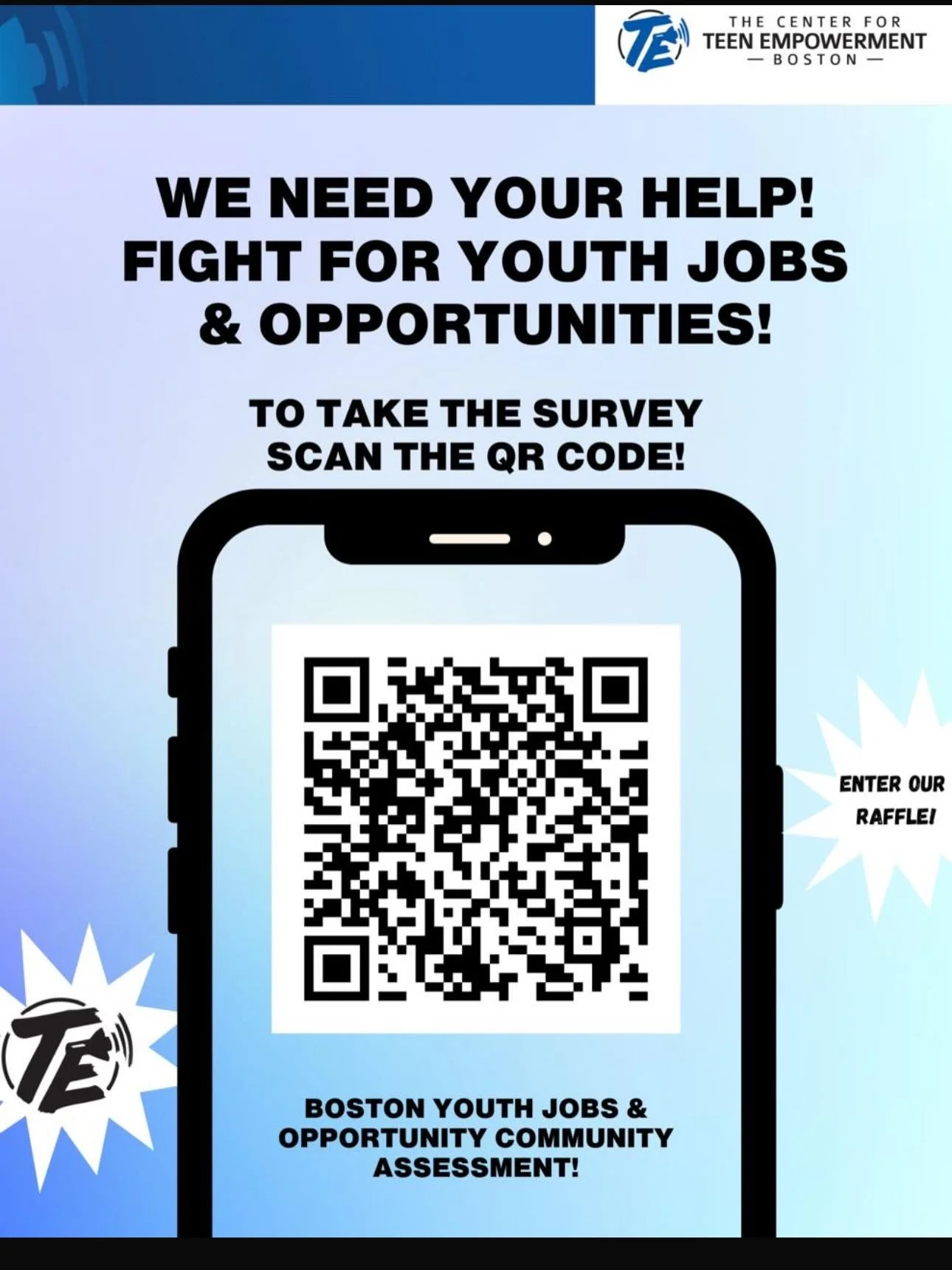 Your voice = your power.

Boston youth (13&ndash;24), this is your chance to shape the jobs and opportunities in your city&mdash;especially with funding on the line.
Don&rsquo;t sit this one out. Be heard.

Take a few minutes to speak up&mdash;for yo