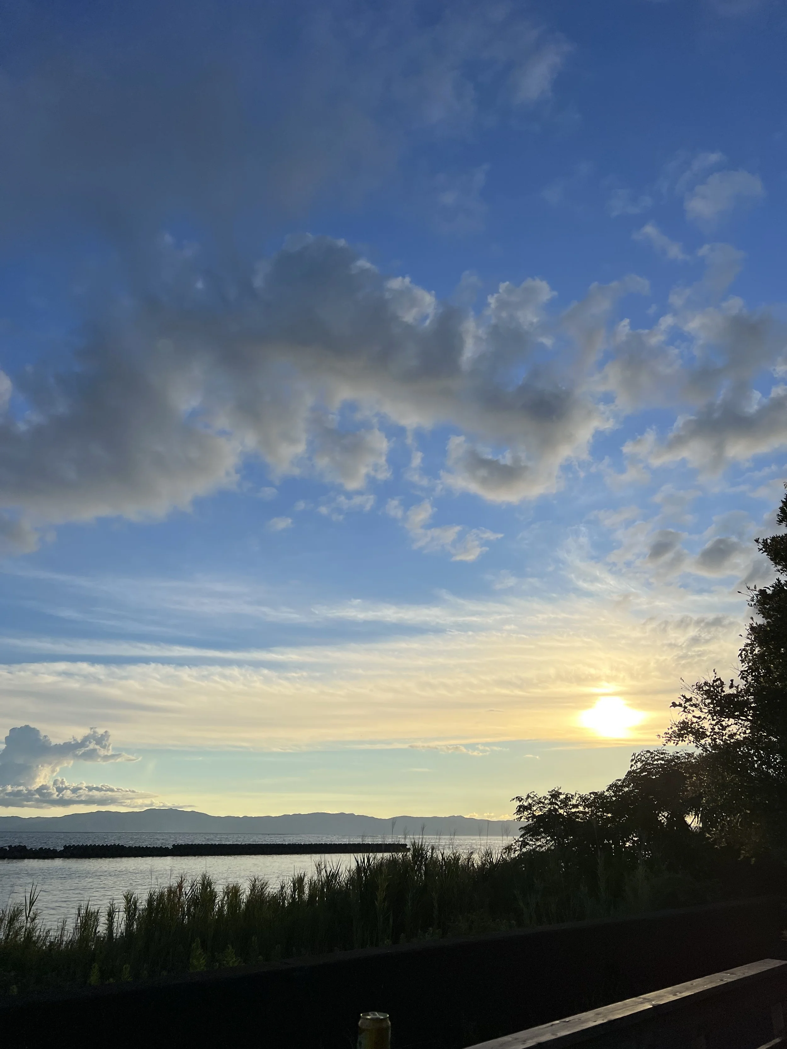 Sunset of Kagoshima Bay