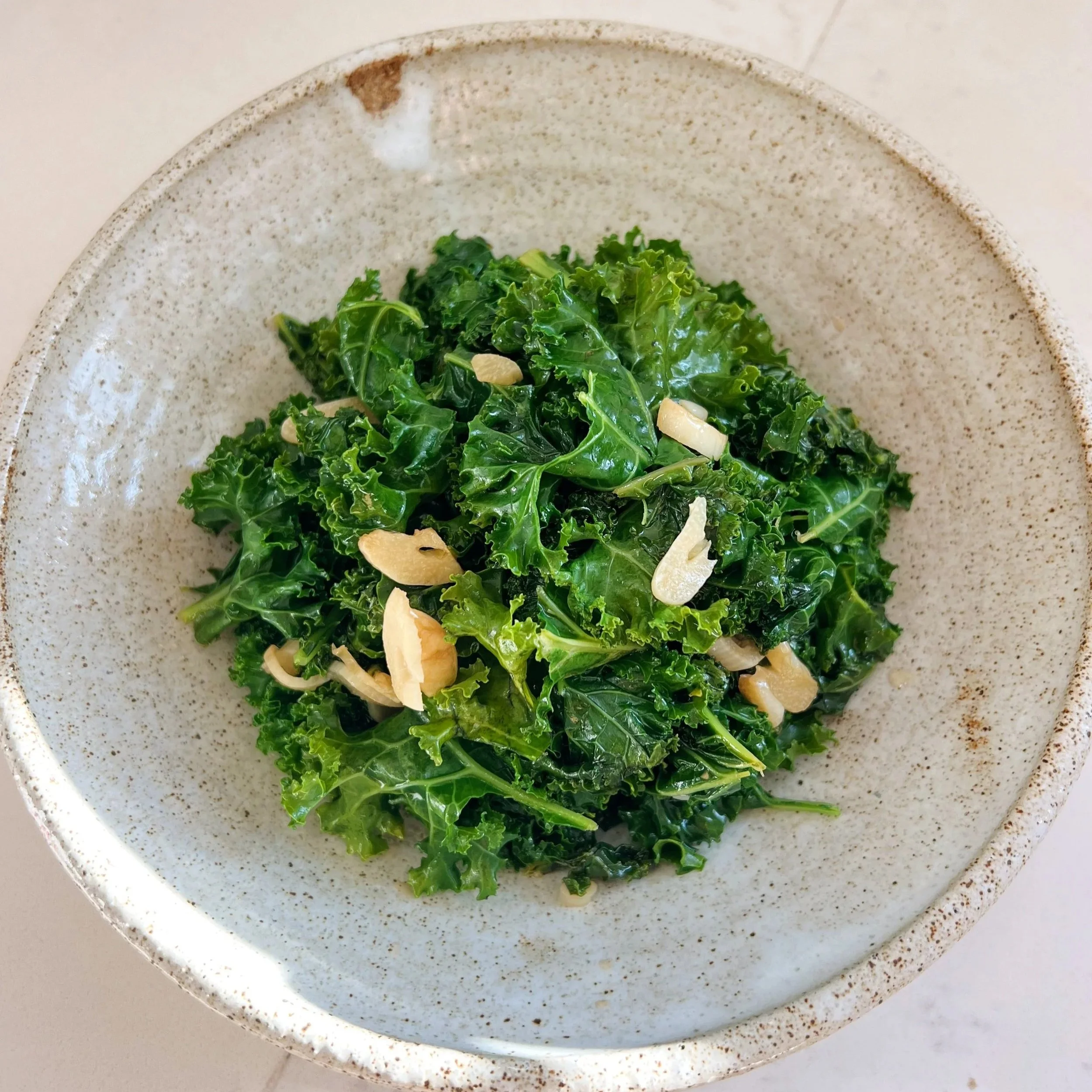 Garlic Ponzu Kale Stir-Fry