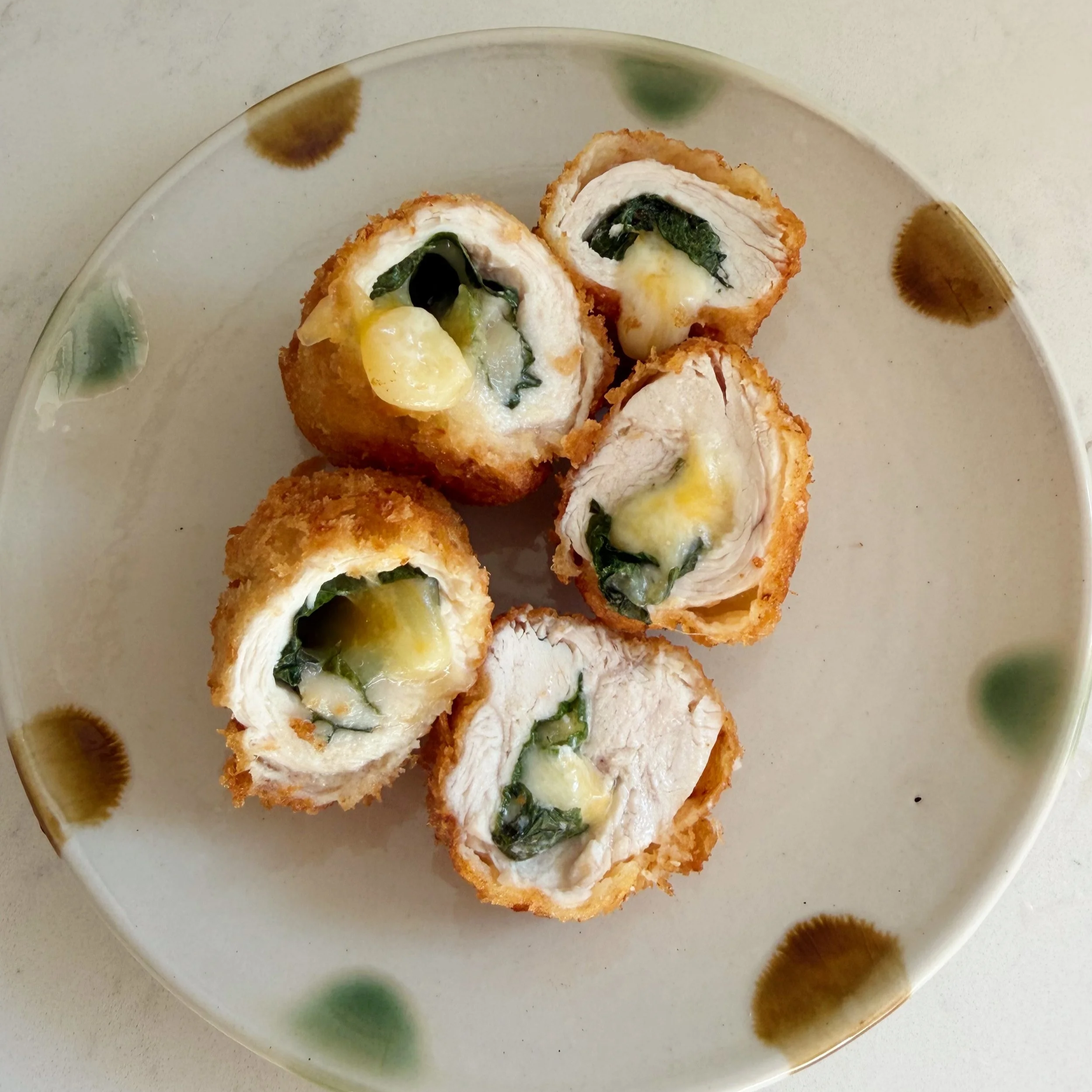 Crispy Shiso Cheese Chicken Rolls