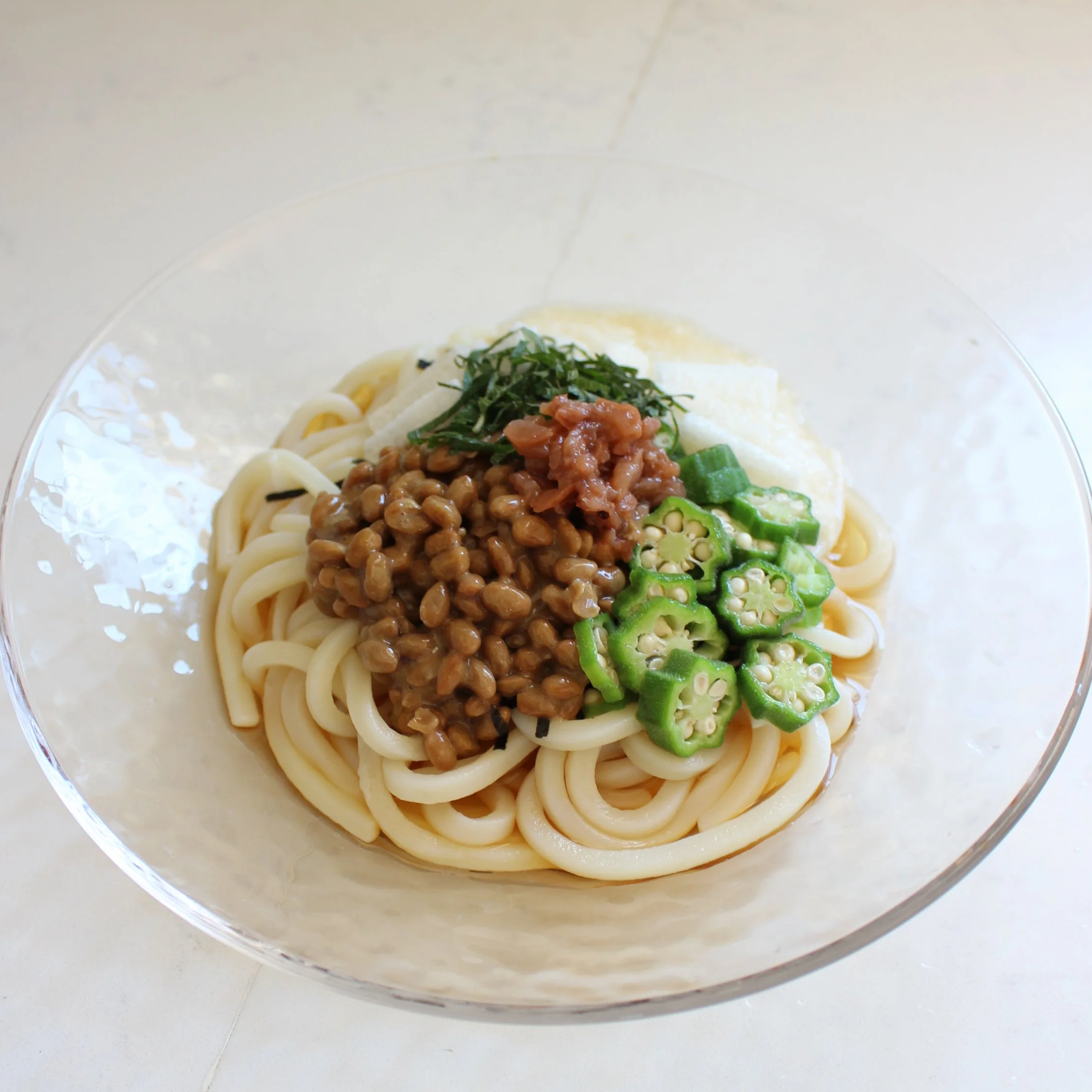 Cold Natto Udon