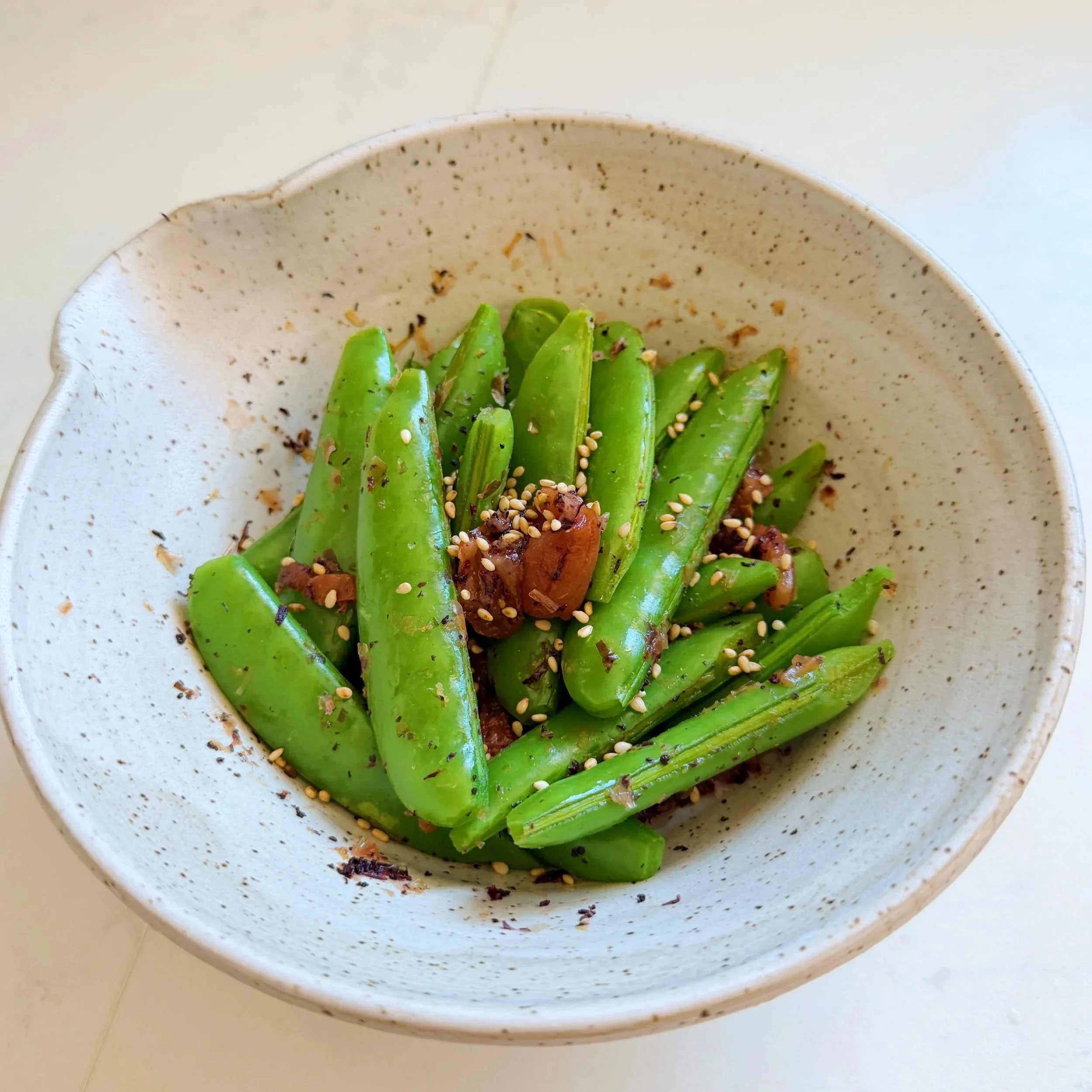 Snap Pea Ume Salad