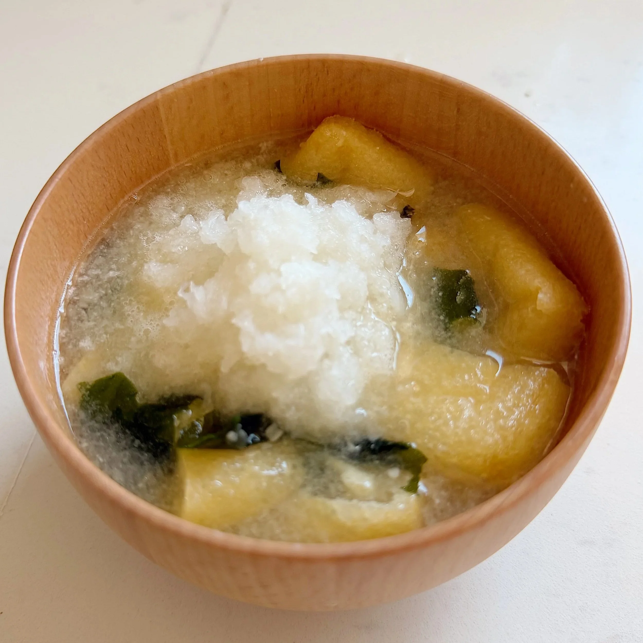 Grated Daikon Miso Soup