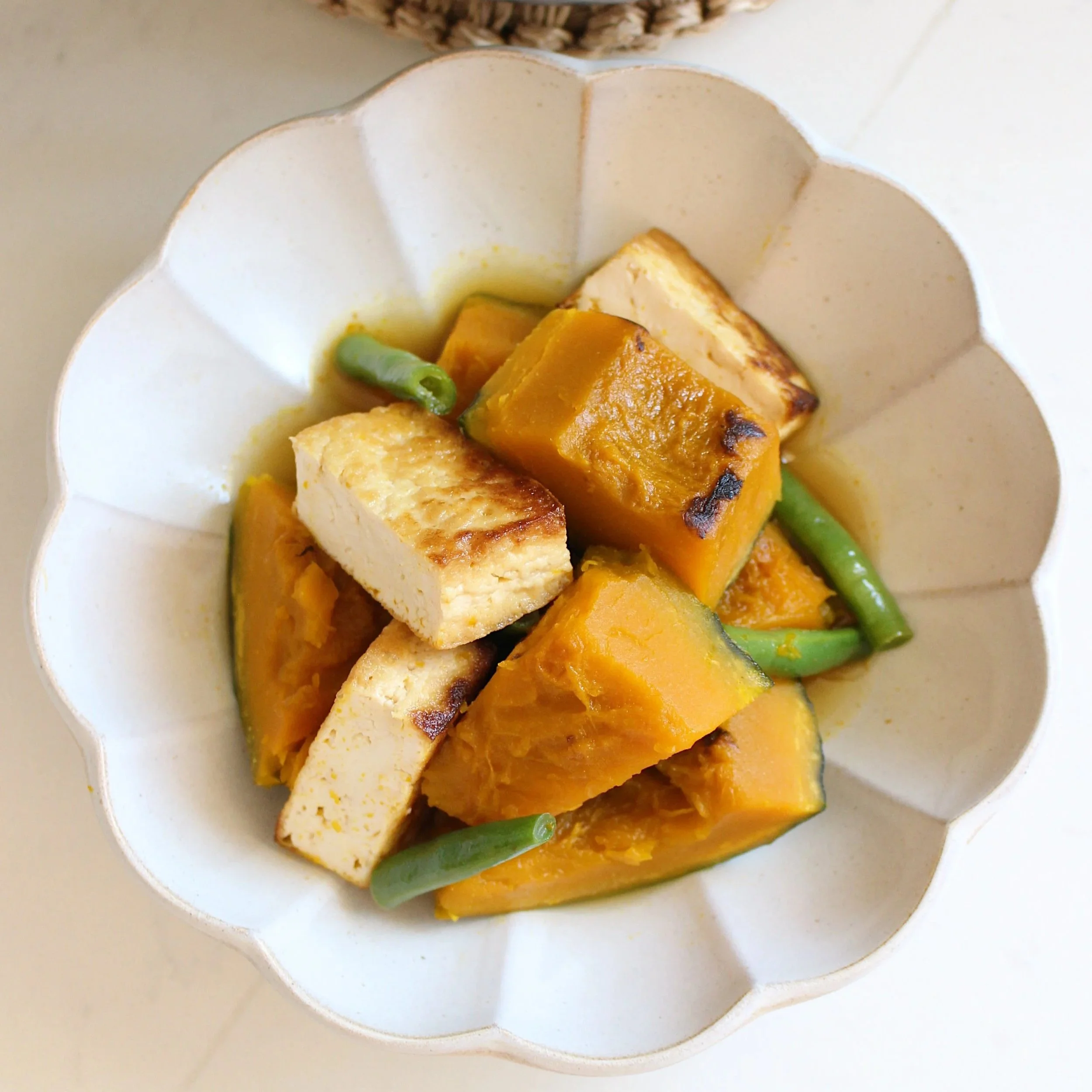 kabocha and tofu recipe