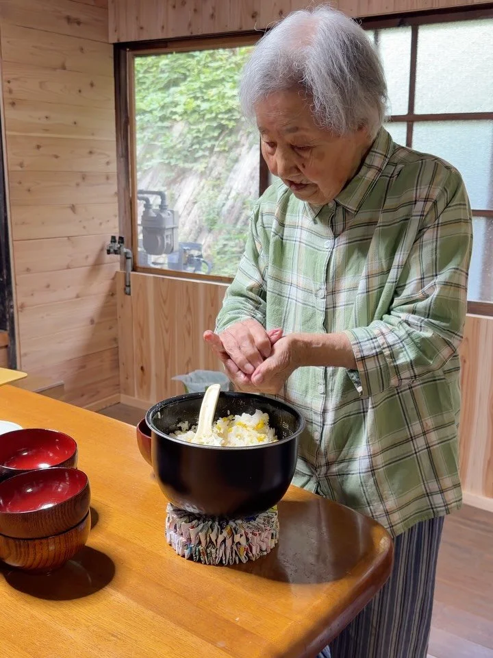 Grandma&rsquo;s Corn Onigiri 🌽 🍙 

✨More inspirations from my Japan trip is posted on Substack. 

Comment LINK, I&rsquo;ll dm you the post link 🇯🇵 

Nagoya&rsquo;s classic - thick toast + sweet red bean paste 🍞 

Assorted local veggie dishes in 