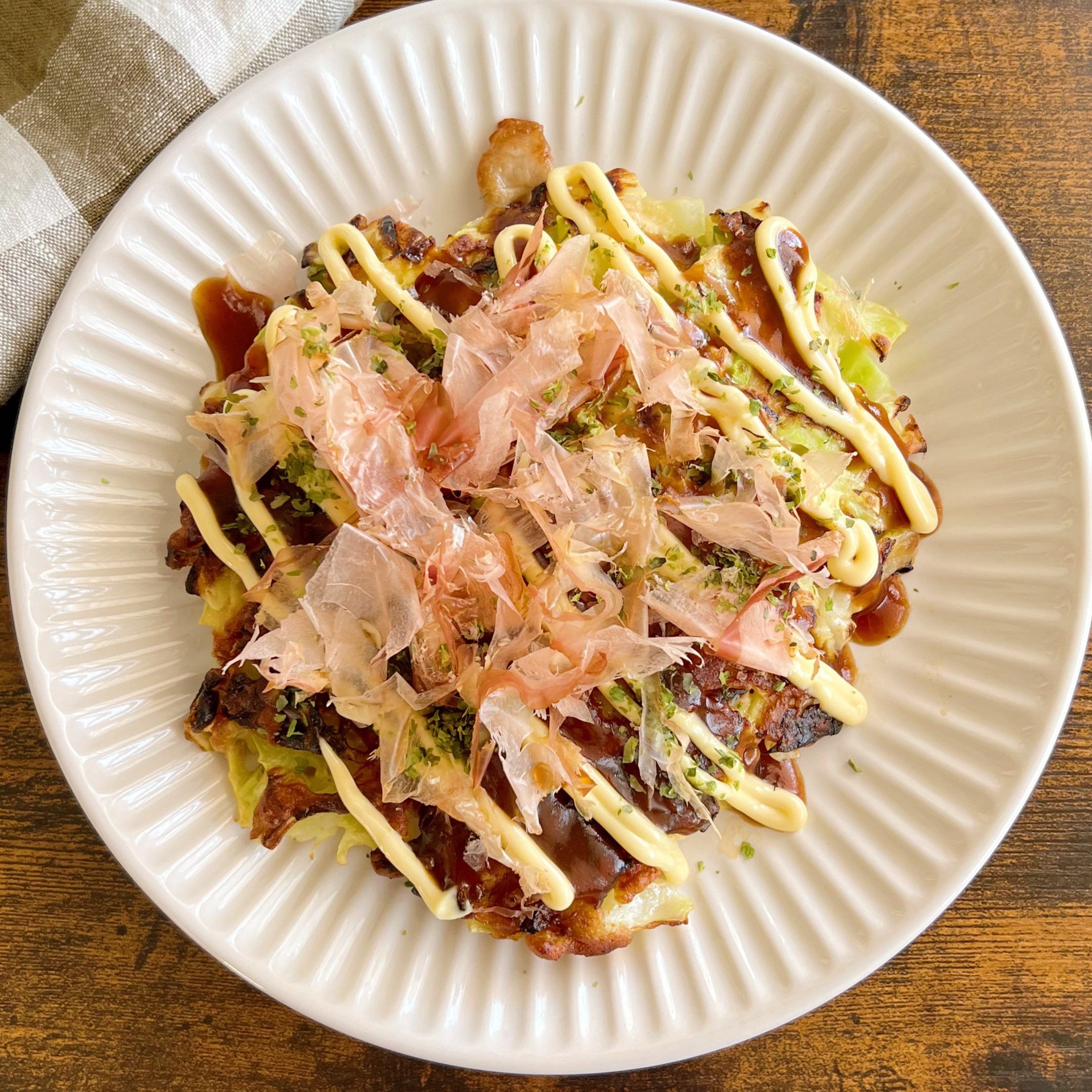Okonomiyaki (Osaka Style) — Okawari by Azusa - easy and simple Japanese
