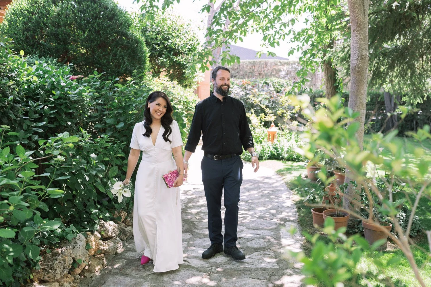 boda en madrid en un jardin