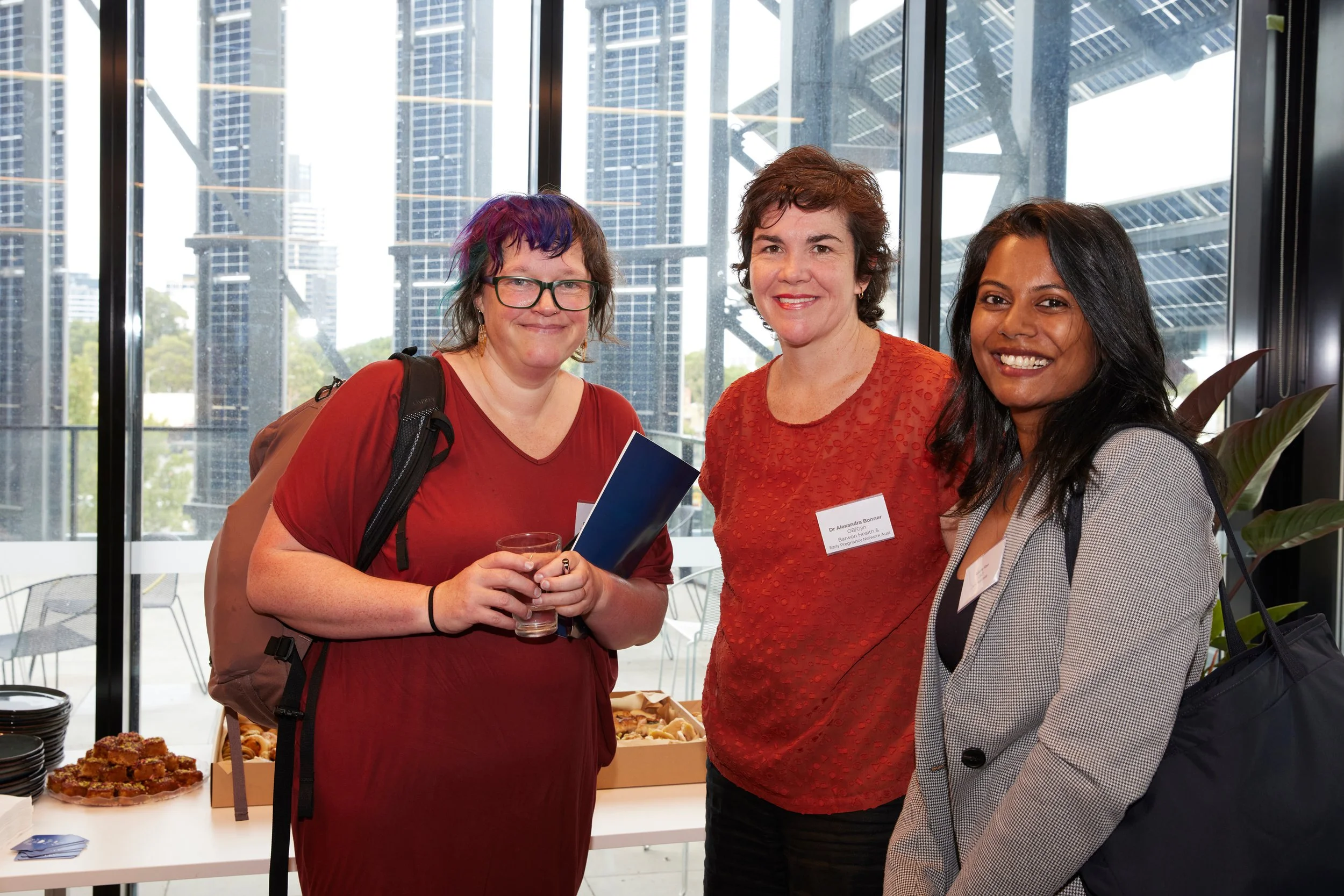 Manager of Manager 1800 My Options at Women's Health Victoria Carolyn Mogharbel, Obstetrician & Gynecologist at Barwon Health and Early Pregnancy Network Australia lead Alexandra Bonner, MSI Australia CEO Adurty Rao