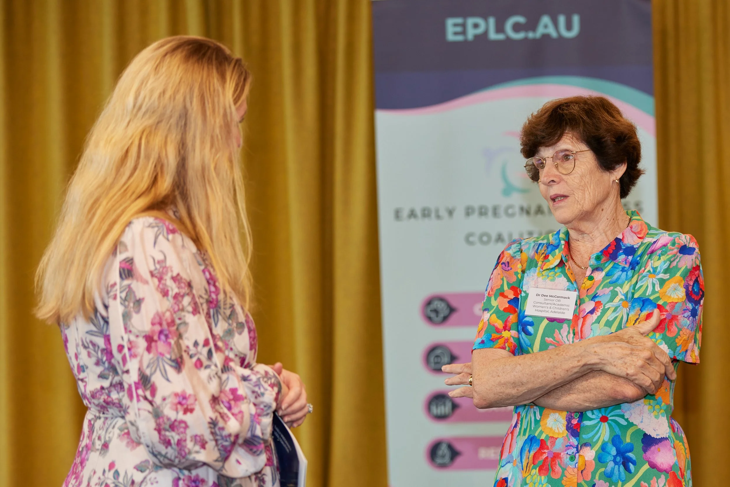 Red Nose CEO Amy Cooper & Senior Obstetric Consultant / Clinical Academic at Women's and Children's Hospital Adelaide Dee McCormack