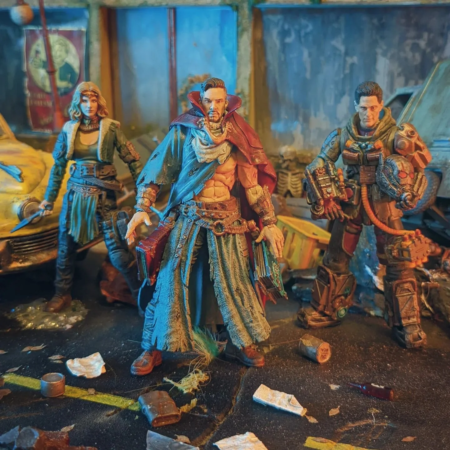 &quot;Get in loser, we're going multiverse hopping.&quot;
.
.
.
.
.
.
.
.
.
#postapocalyptic #customactionfigures #toyphotography #toypiccommunity #postapocalypse #actionfigures #actionfigurephotography #zombie #118scale #one18thtoylove #gijoe #zombi
