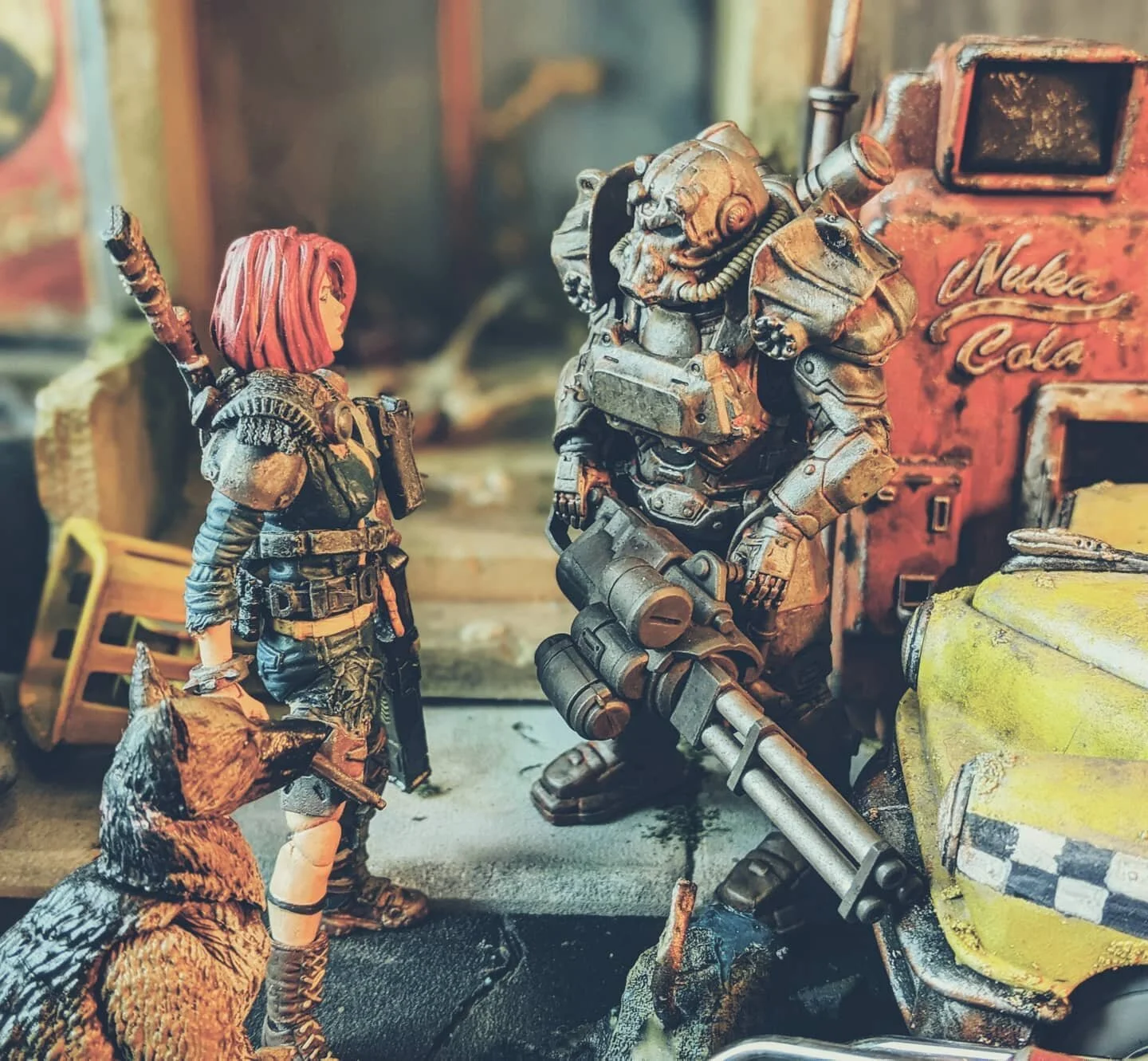 &quot;Come with me. Elder Maxson will want to meet you.&quot;
.
.
.
.
.
.
.
.
.
.
.
.
.
.
.
 #postapocalyptic #customactionfigures #toyphotography #toypiccommunity #postapocalypse #actionfigures #actionfigurephotography #zombie #118scale #one18thtoyl