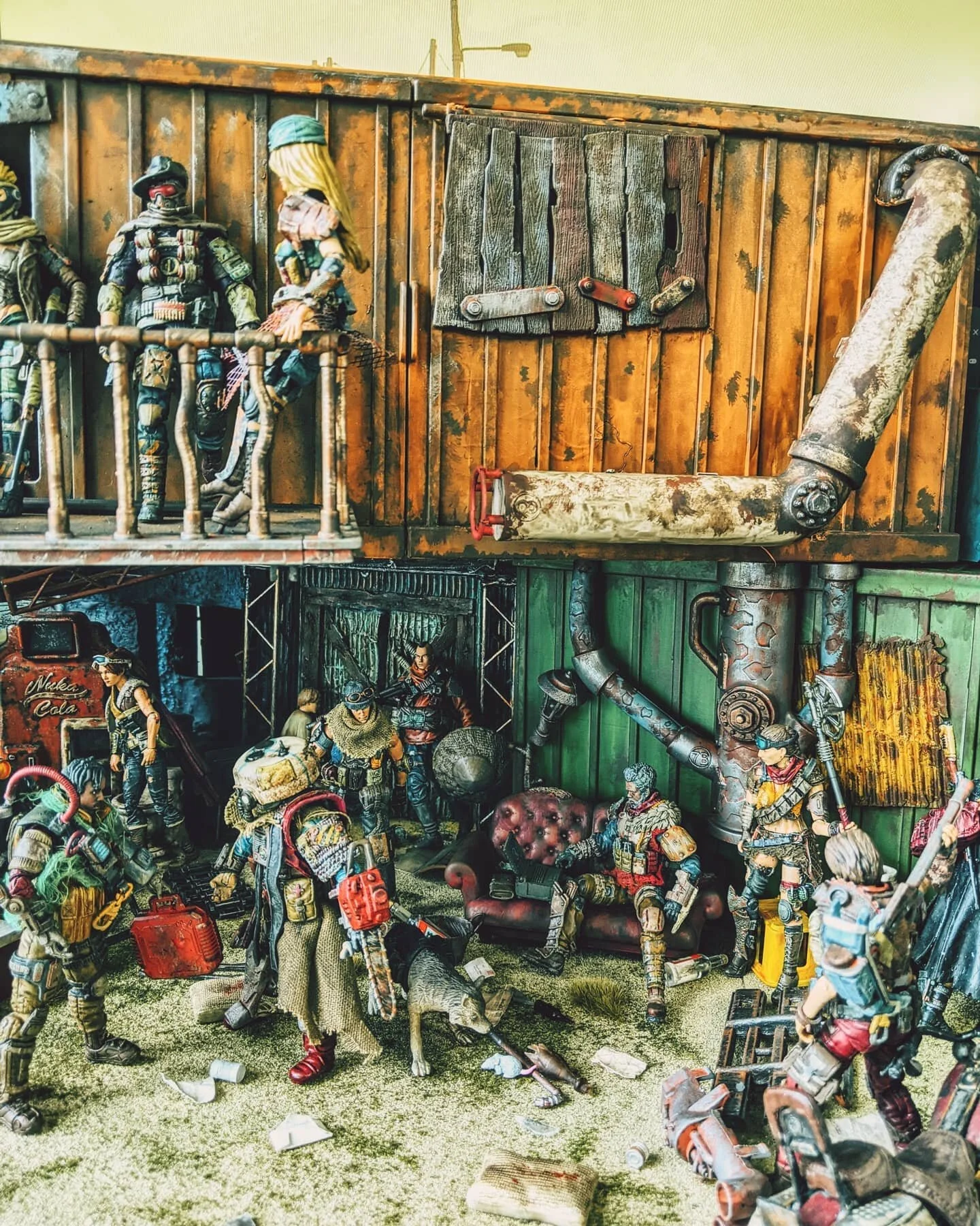 Slumtown sights and sounds.
.
.
.
.
.
.
.
.
.
.
.
.
 #postapocalyptic #customactionfigures #toyphotography #toypiccommunity #postapocalypse #actionfigures #actionfigurephotography #zombie #118scale #one18thtoylove #gijoe #zombielab #375inch #diorama 
