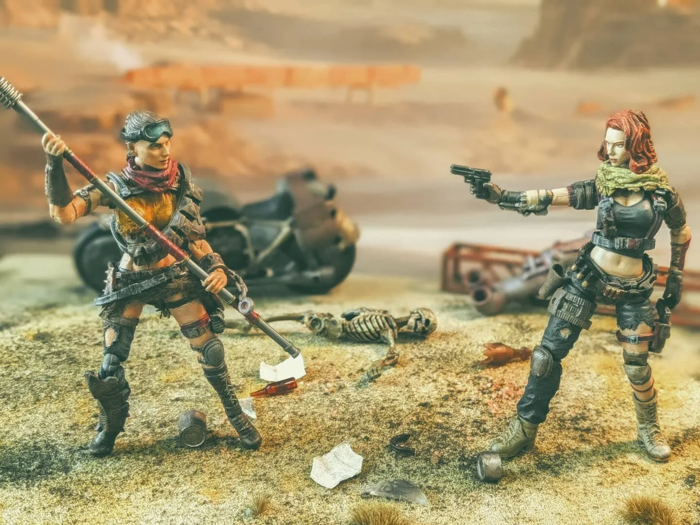 Widow vs. Wonder.
.
.
.
.
.
.
.
.
.
.
.
.
#postapocalyptic #customactionfigures #toyphotography #toypiccommunity #postapocalypse #actionfigures #actionfigurephotography #zombie #118scale #one18thtoylove #gijoe #zombielab #375inch #diorama #fallout #a