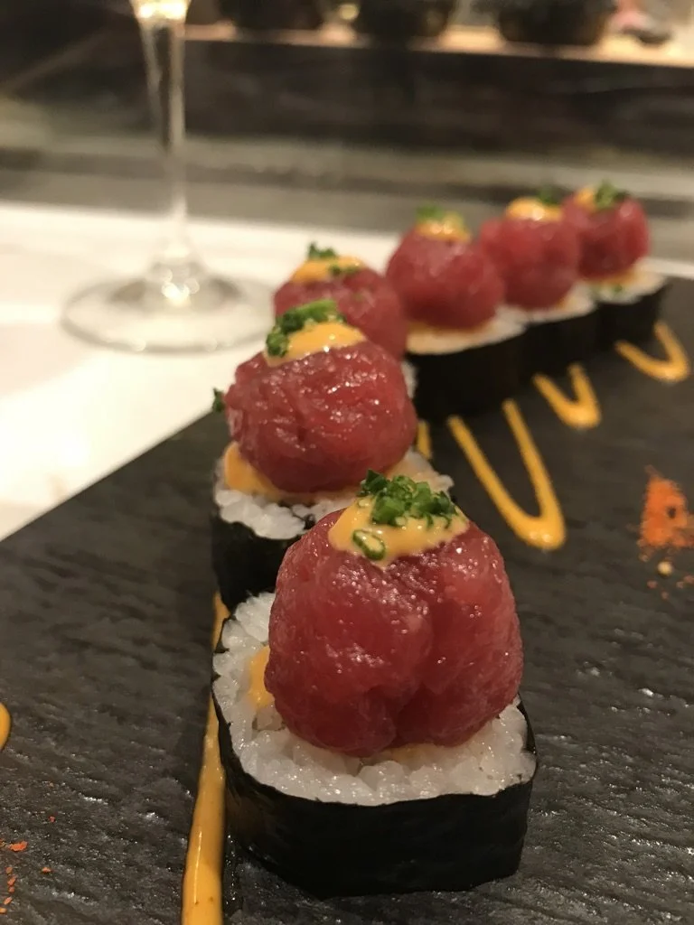 Spicy tuna roll, London