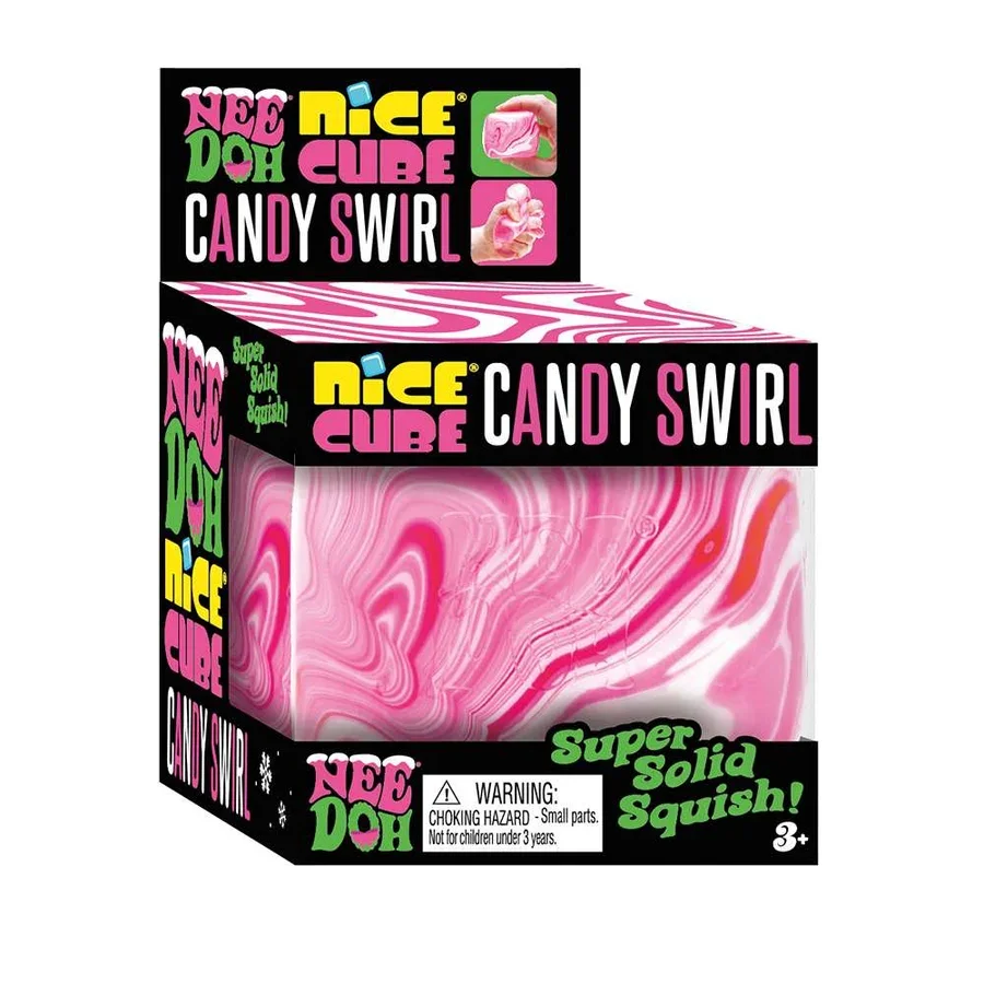 NeeDoh Candy Swirl Nice Cube (Limited to 2 Per Household ONLY)