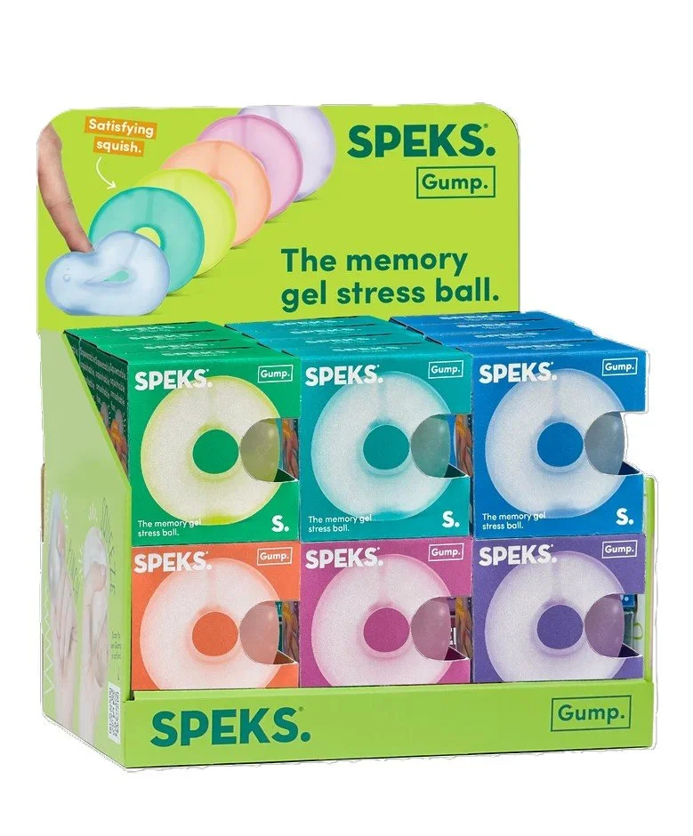 *New* Speks Loop Gump  The Memory Gel Stress Ring - 6cm