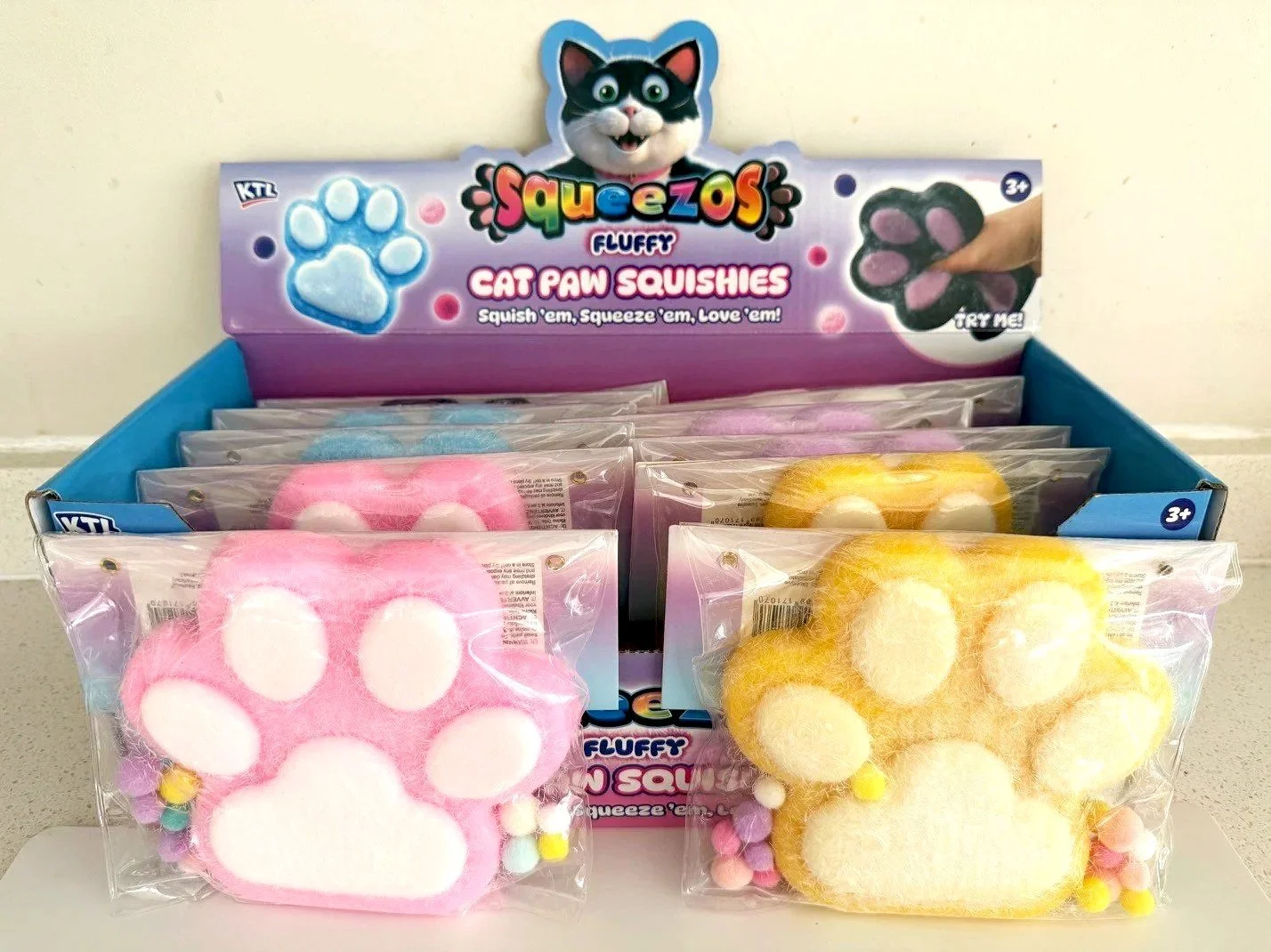 Taba Squishy Large Cat Paw Squishy Fidget Toys Sensory Toys Squishy Toys