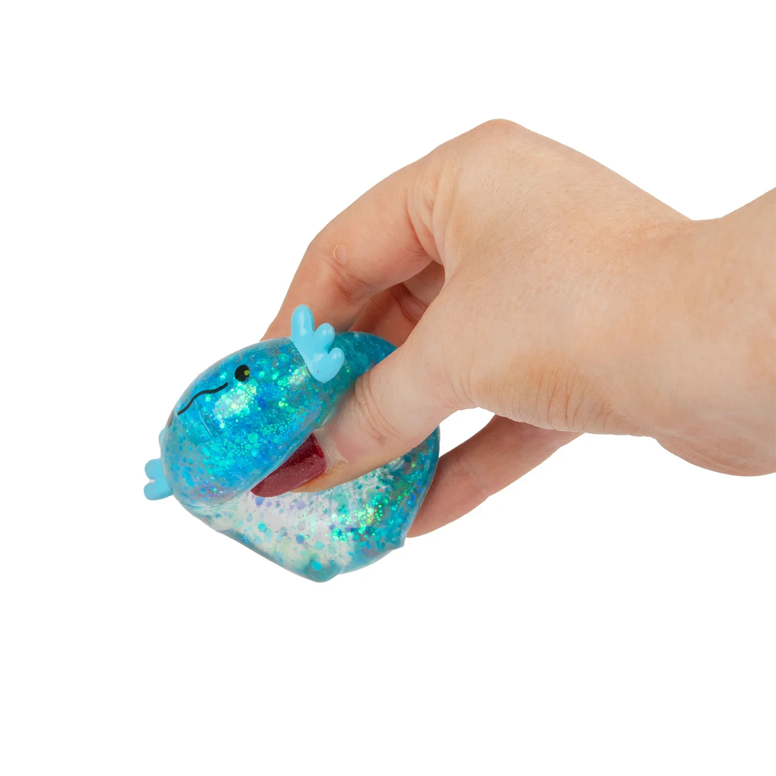 Scrunchems Glitter AXOLOTLS squishy toys small fidgets