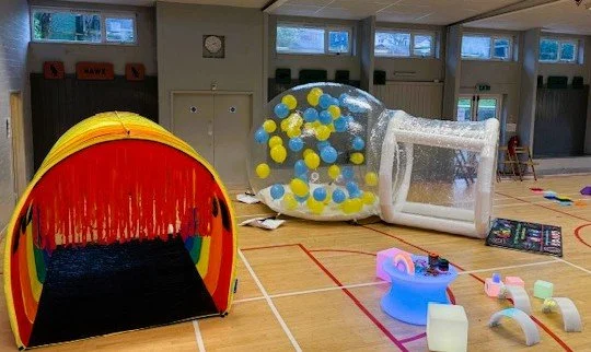 Full Sensory Party with Bubble House 